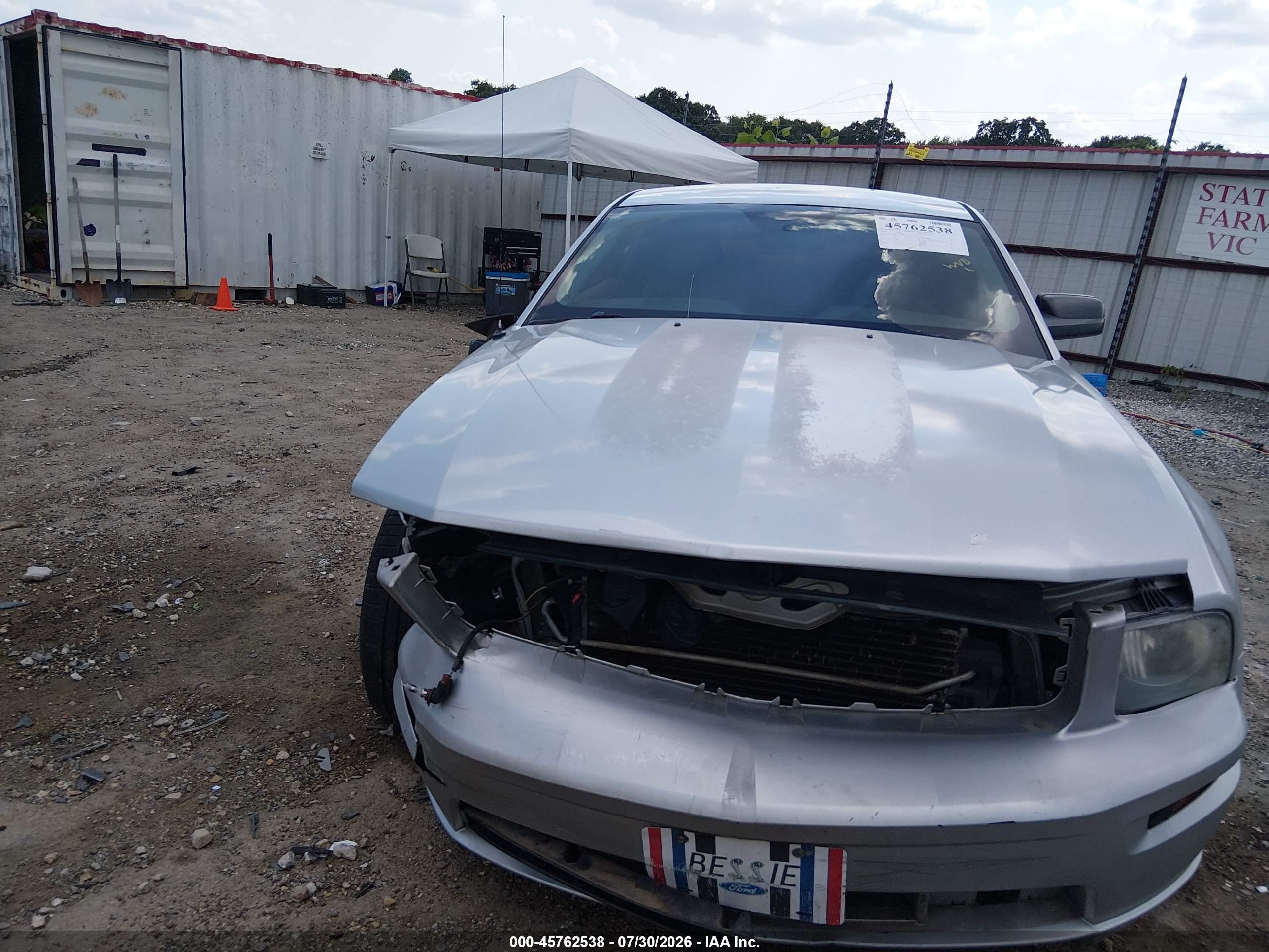 2009 Ford Mustang Gt/gt Premium Gray vin: 1ZVHT82H295119905