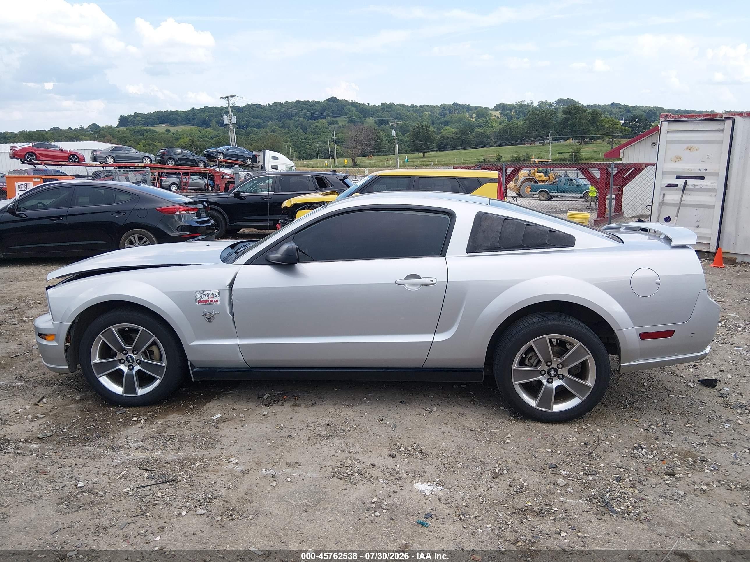 2009 Ford Mustang Gt/gt Premium Gray vin: 1ZVHT82H295119905