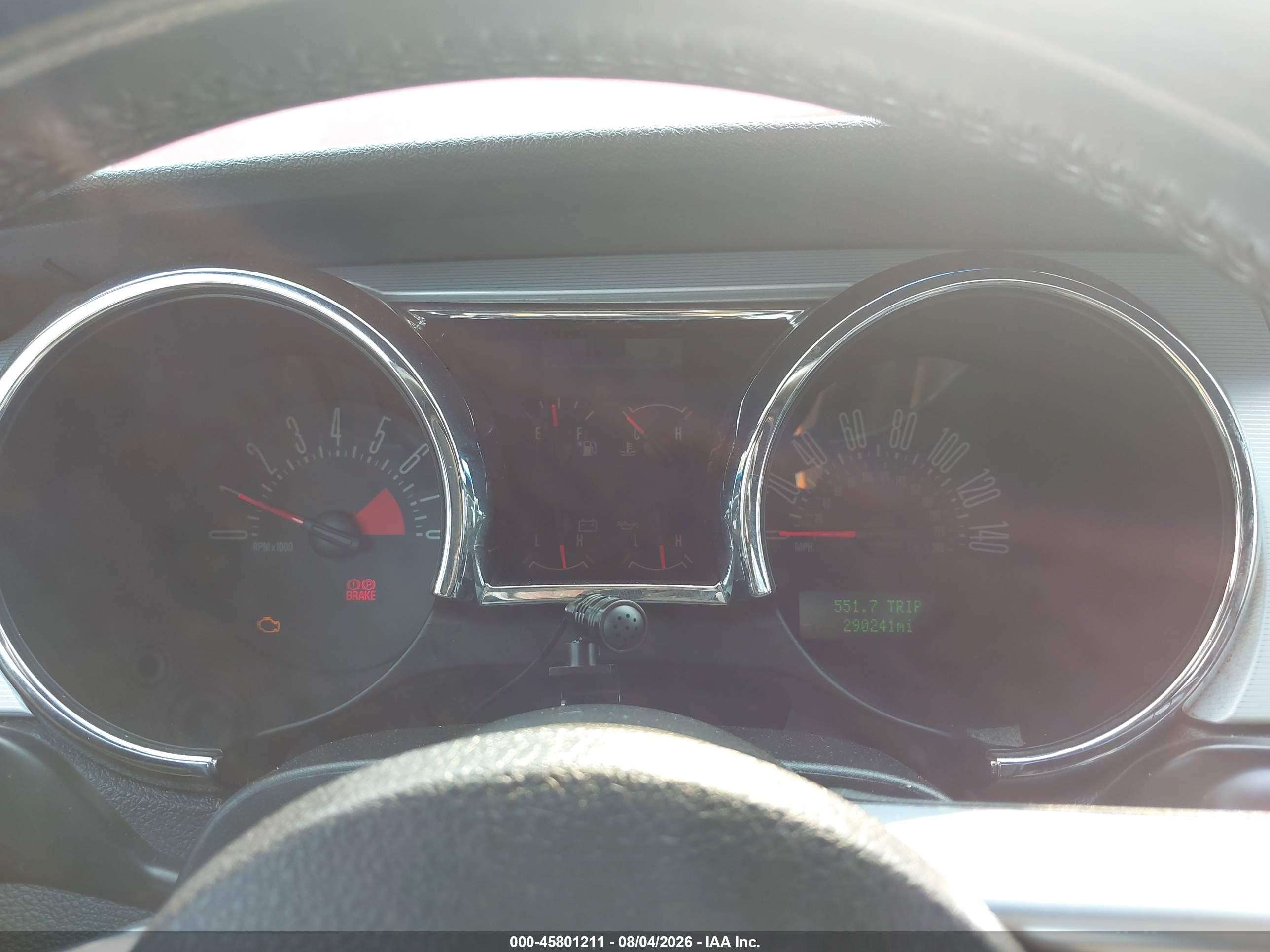 2006 Ford Mustang Gt Red vin: 1ZVHT82H365228708