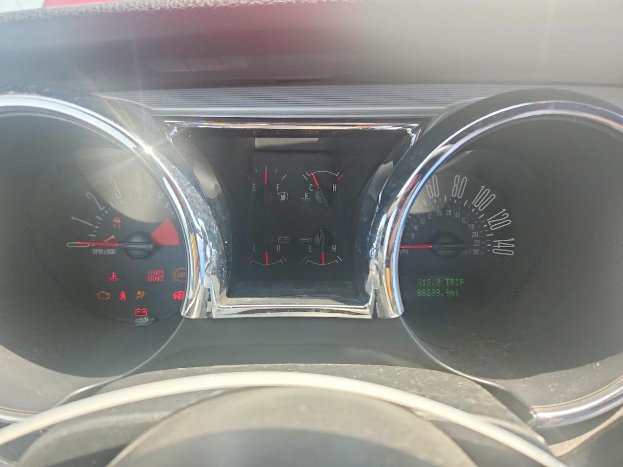 2006 Ford Mustang Gt Maroon vin: 1ZVHT82H365245573