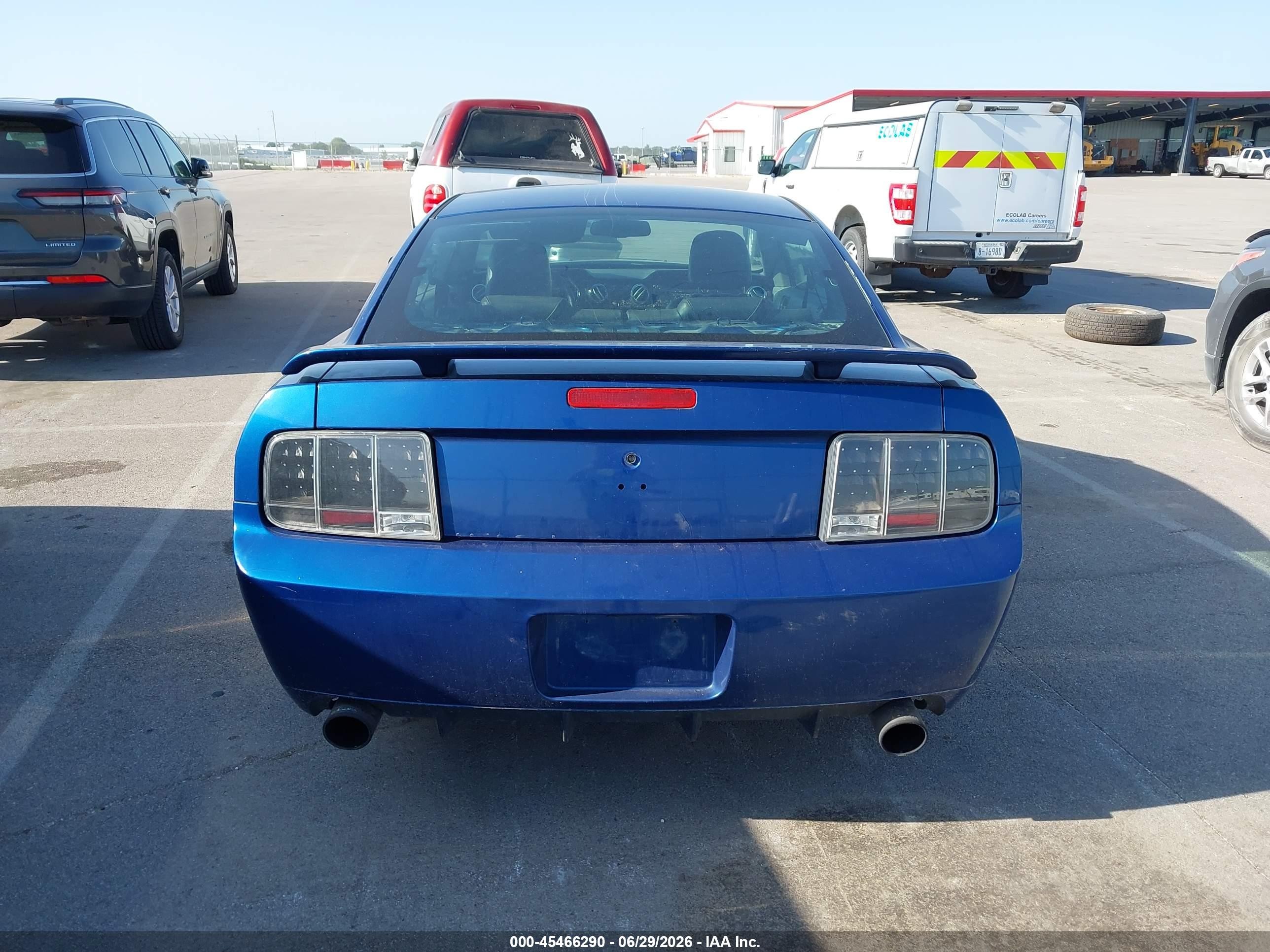 2007 Ford Mustang Gt Deluxe/gt Premium Blue vin: 1ZVHT82H375214230