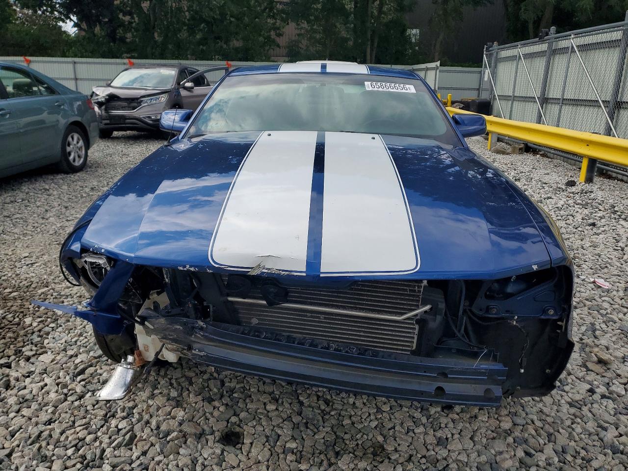 2007 Ford Mustang Gt Синий vin: 1ZVHT82H375278428