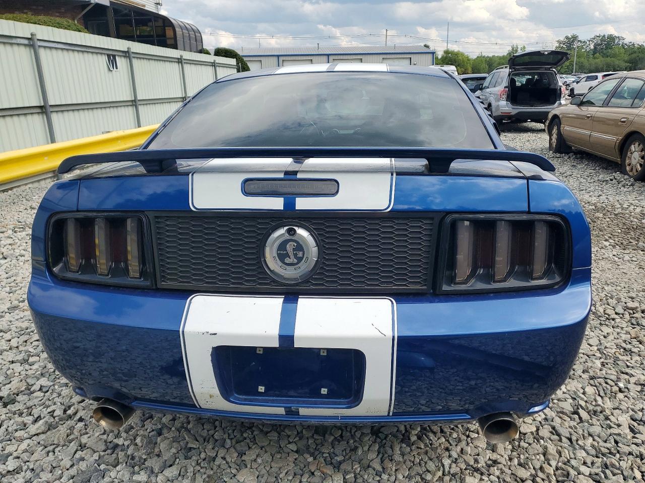 2007 Ford Mustang Gt Синий vin: 1ZVHT82H375278428