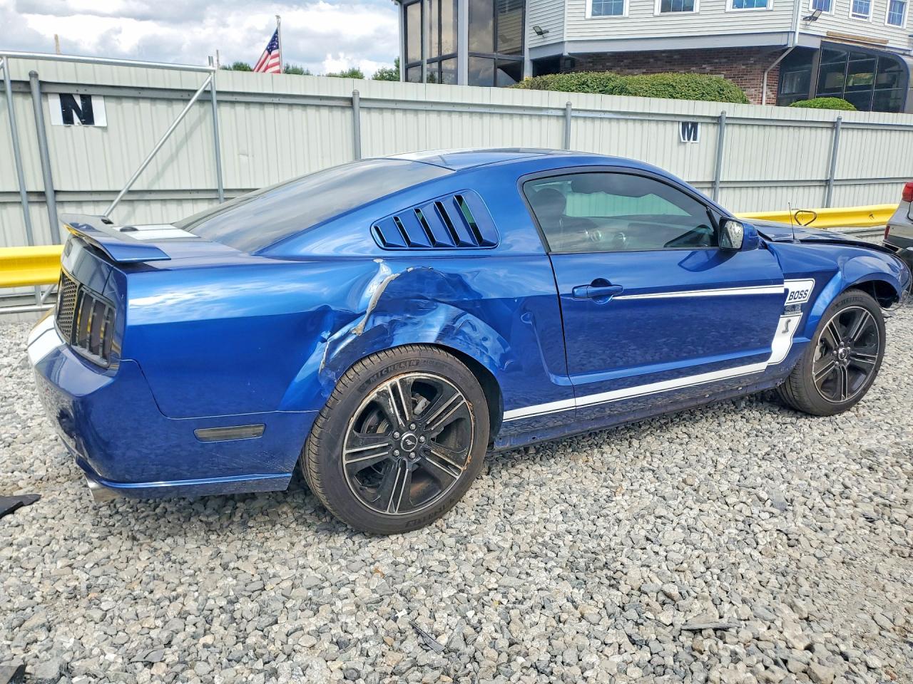 2007 Ford Mustang Gt Синий vin: 1ZVHT82H375278428