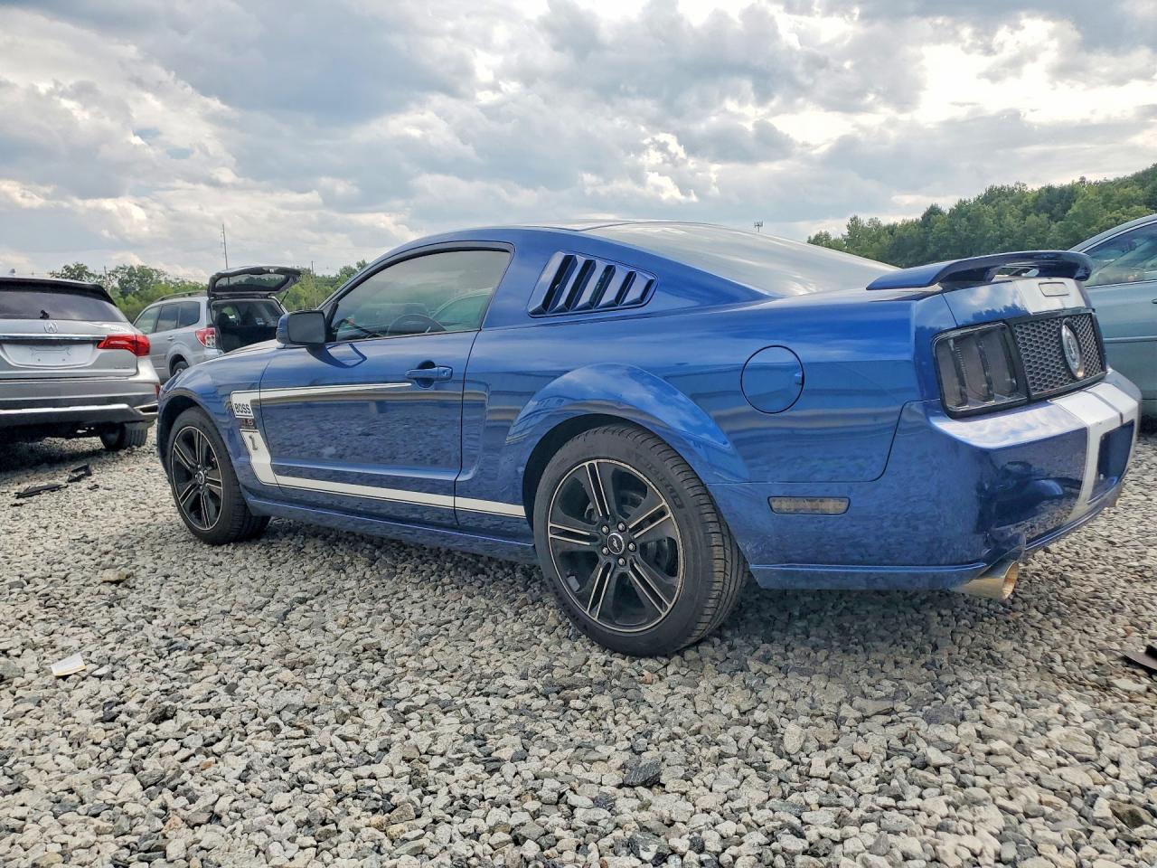 2007 Ford Mustang Gt Синий vin: 1ZVHT82H375278428