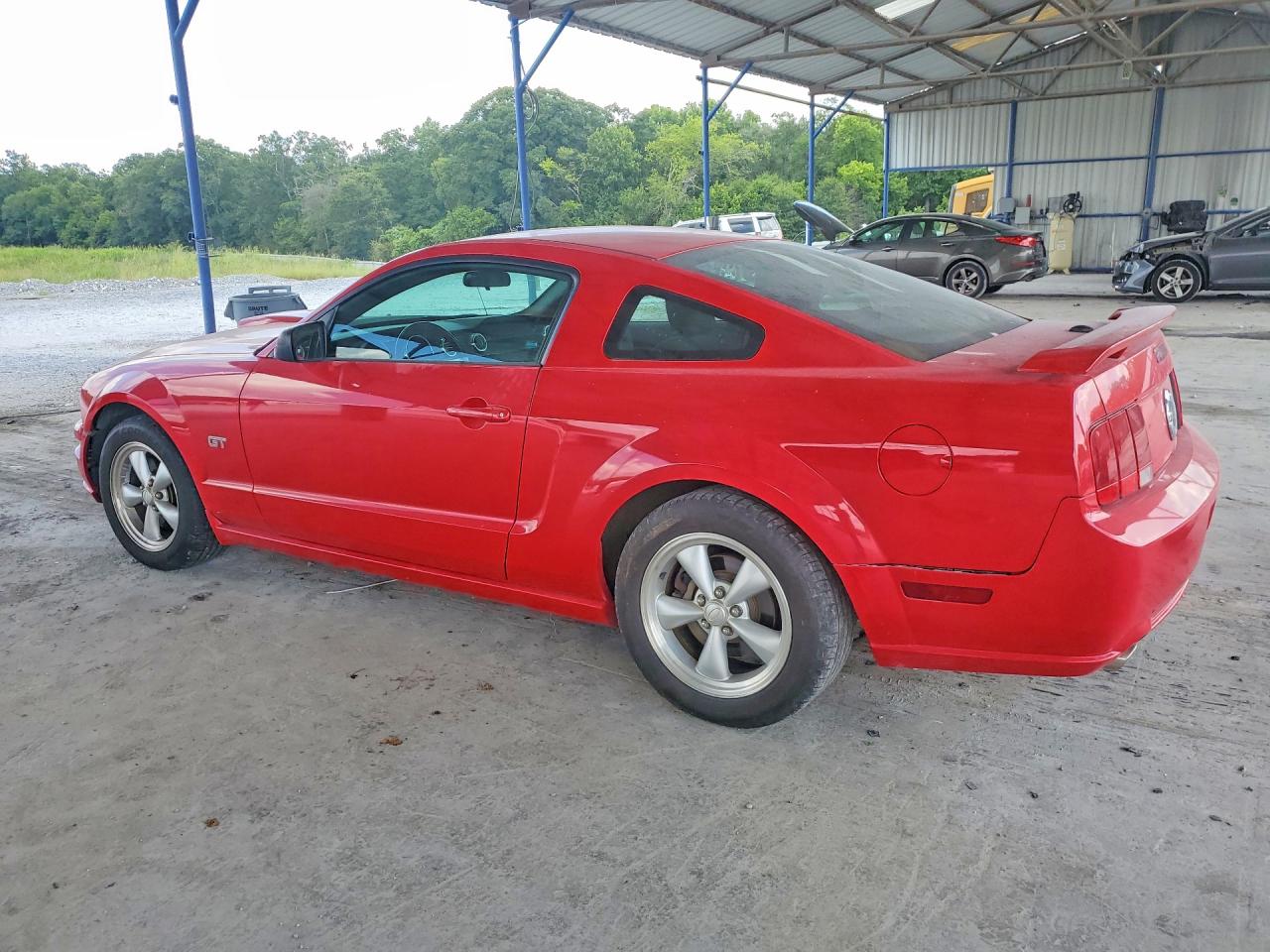 2008 Ford Mustang Gt Red vin: 1ZVHT82H385156962