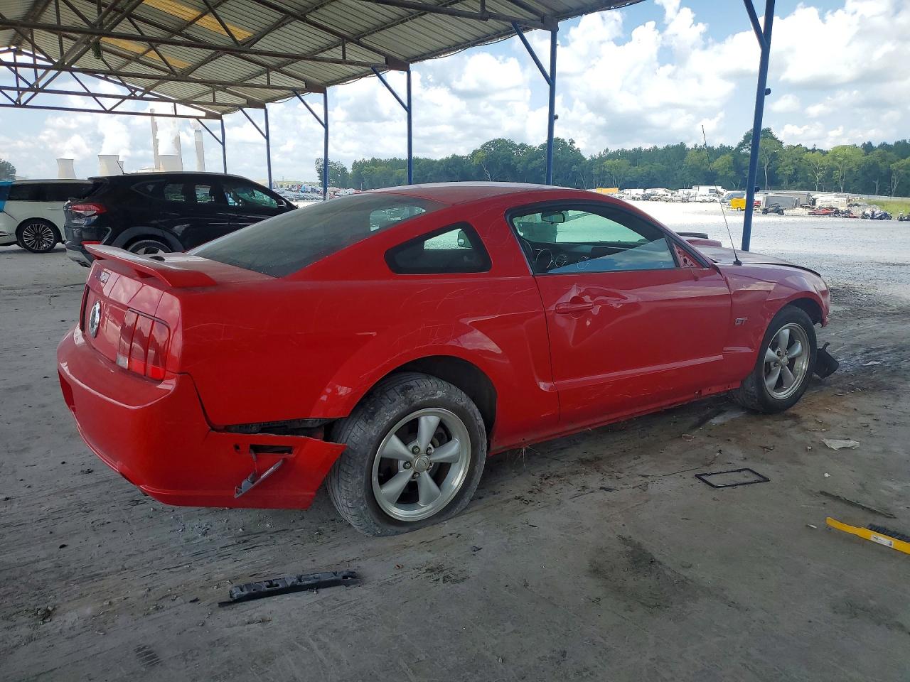 2008 Ford Mustang Gt Red vin: 1ZVHT82H385156962