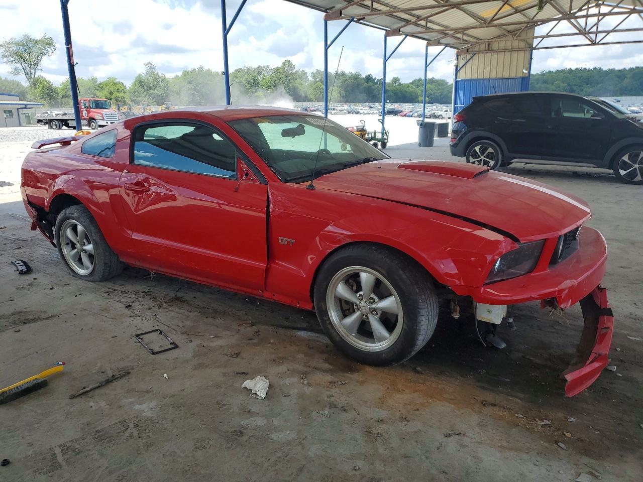 2008 Ford Mustang Gt Red vin: 1ZVHT82H385156962