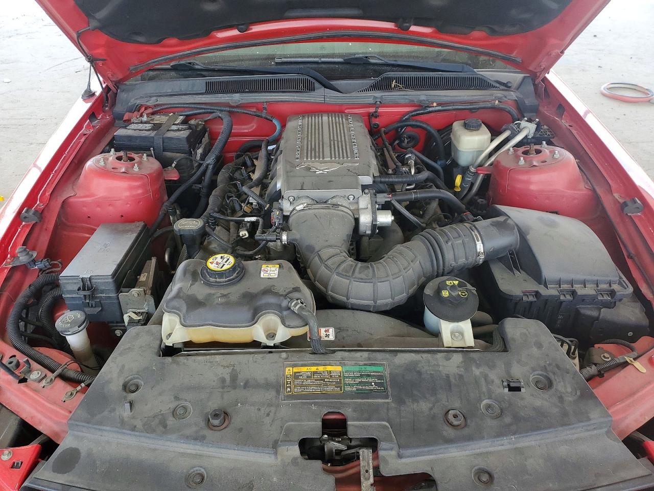 2008 Ford Mustang Gt Red vin: 1ZVHT82H385156962