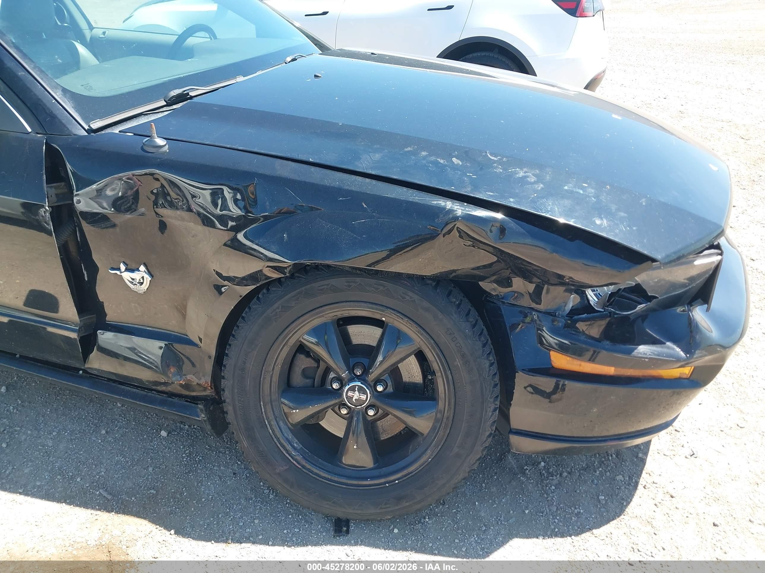 2009 Ford Mustang Gt/gt Premium Black vin: 1ZVHT82H395117757