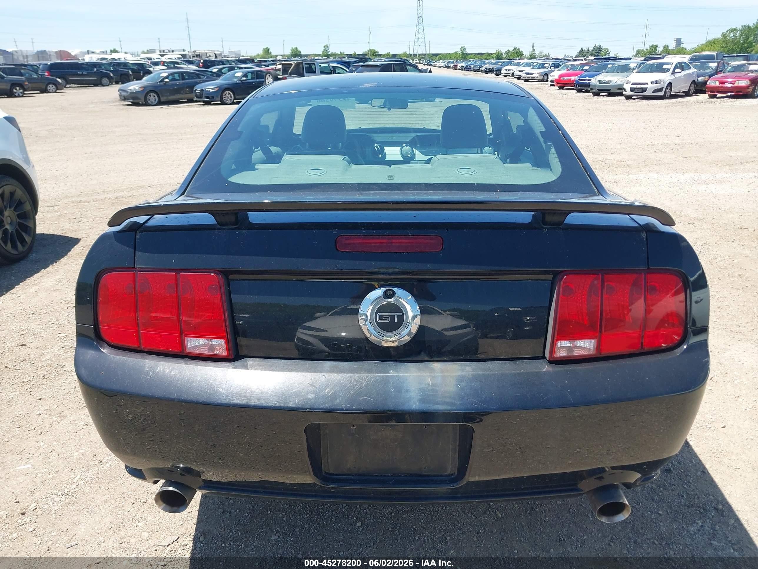 2009 Ford Mustang Gt/gt Premium Black vin: 1ZVHT82H395117757