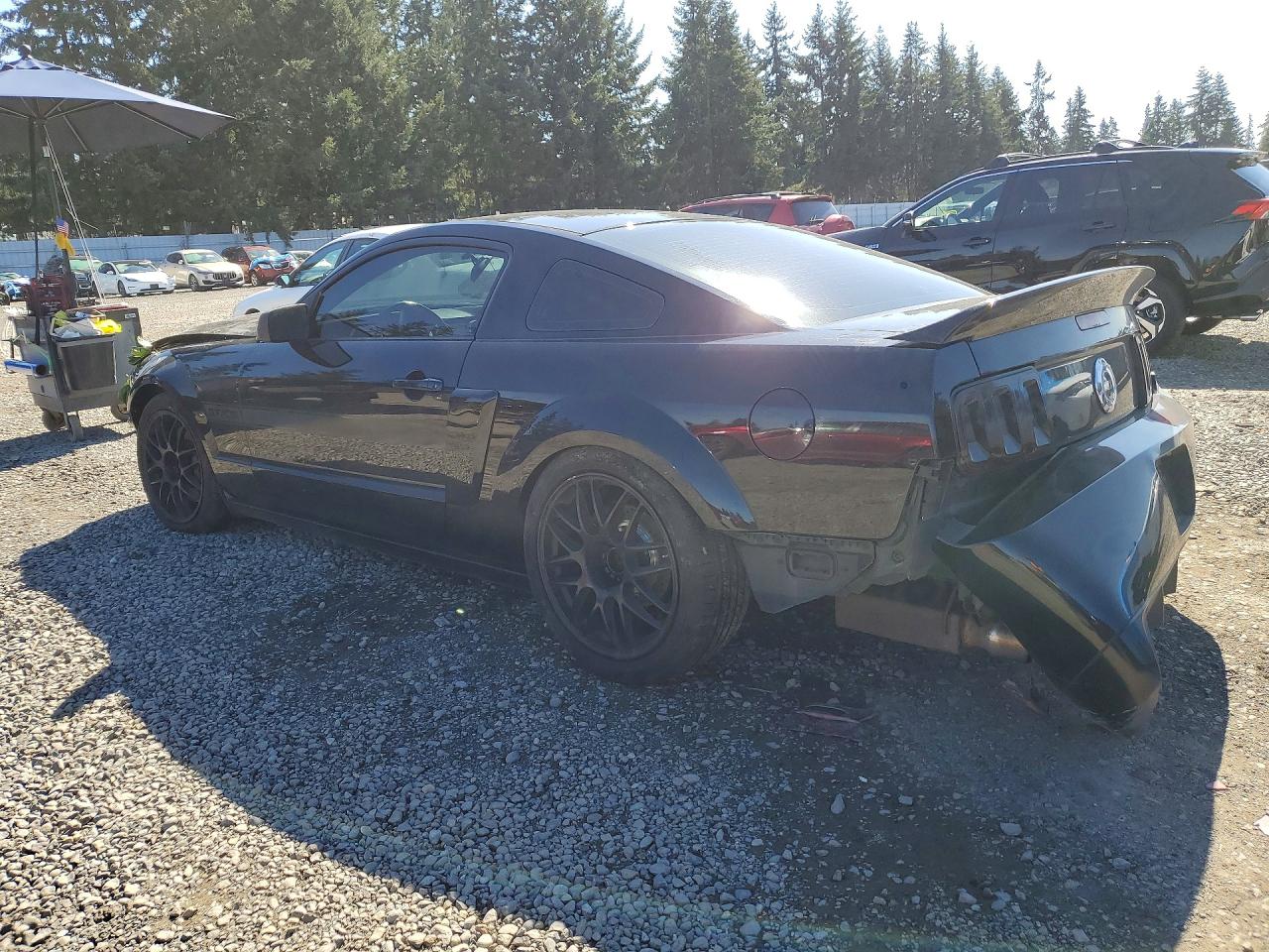 2007 Ford Mustang Gt Black vin: 1ZVHT82H475308391