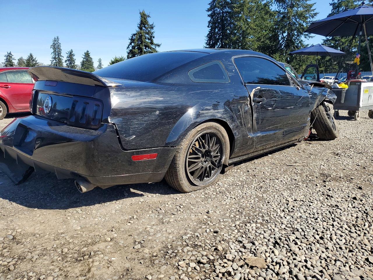 2007 Ford Mustang Gt Black vin: 1ZVHT82H475308391