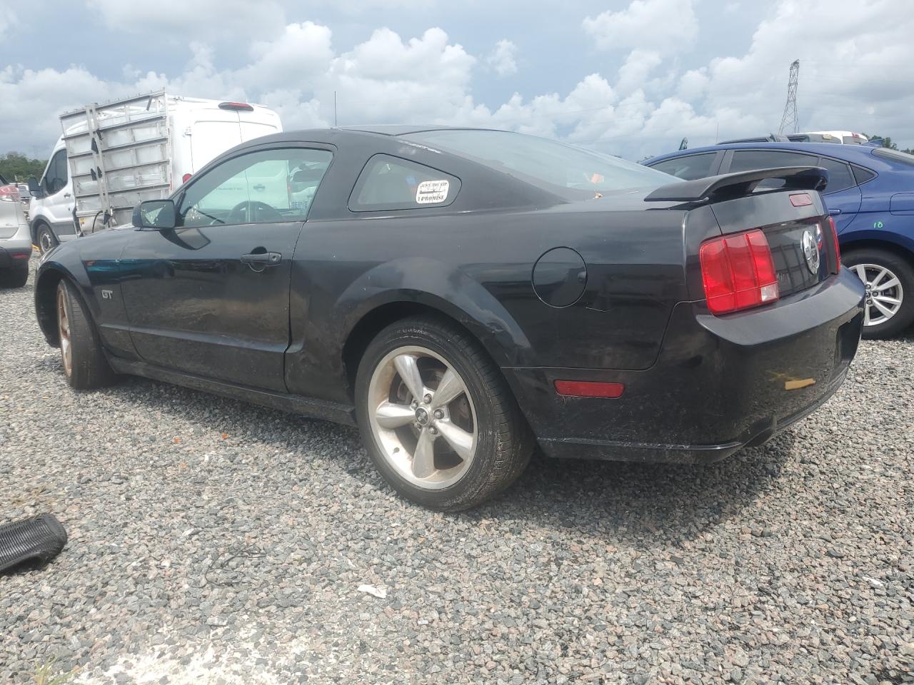 2007 Ford Mustang Gt Black vin: 1ZVHT82H475346025