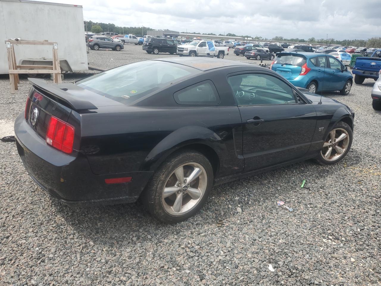 2007 Ford Mustang Gt Black vin: 1ZVHT82H475346025