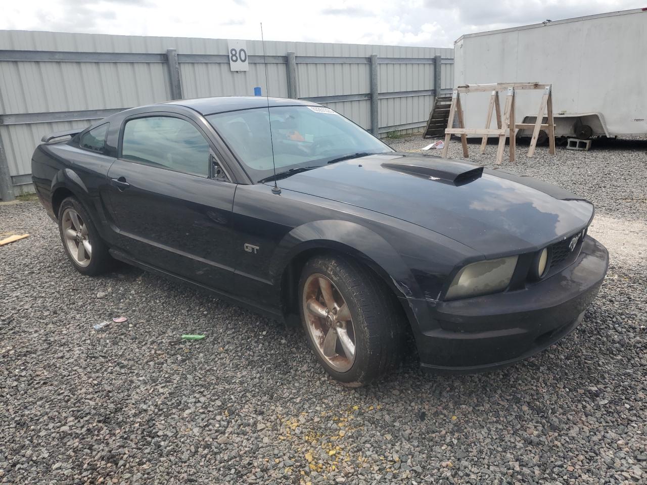 2007 Ford Mustang Gt Black vin: 1ZVHT82H475346025