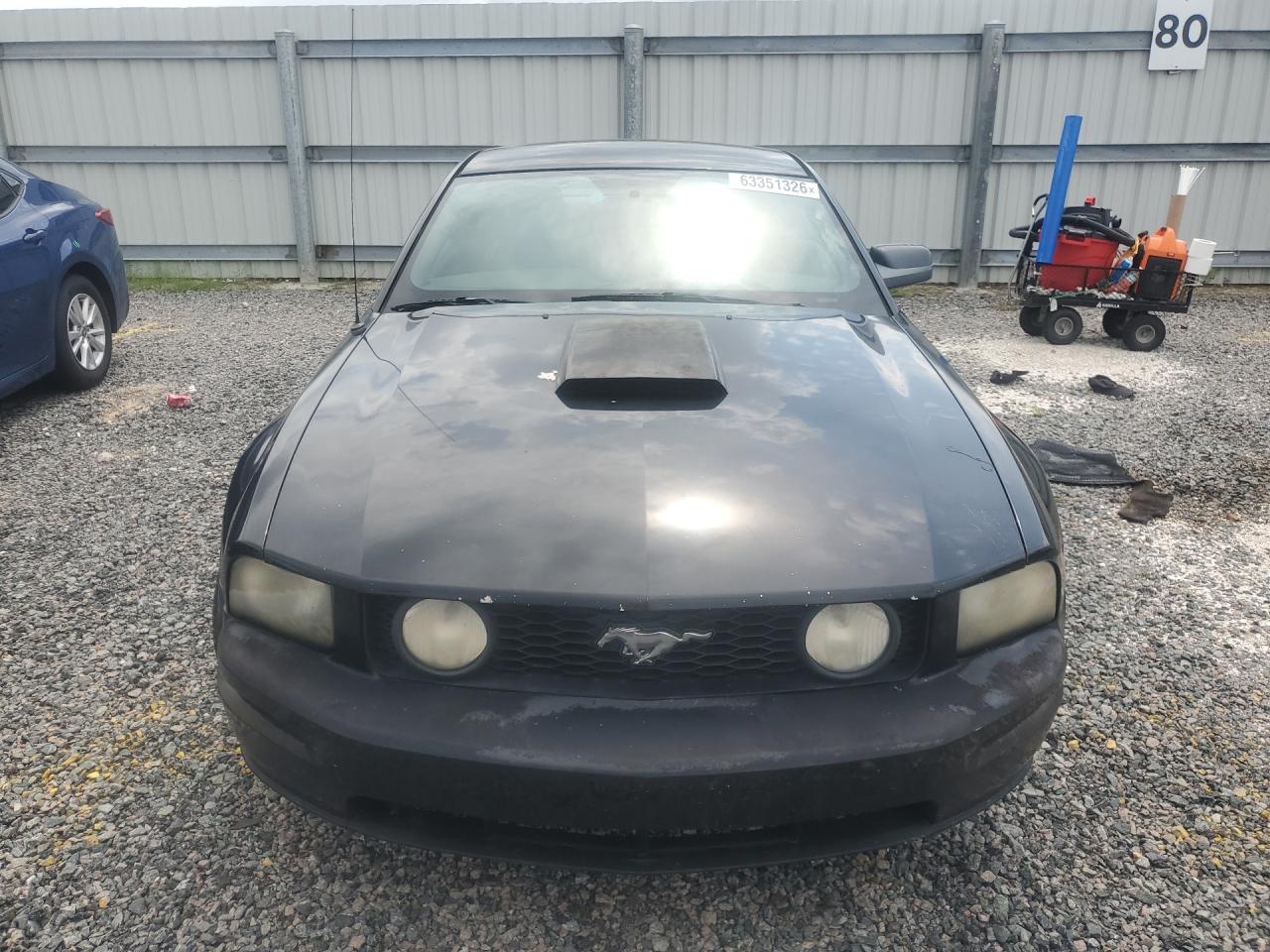 2007 Ford Mustang Gt Black vin: 1ZVHT82H475346025