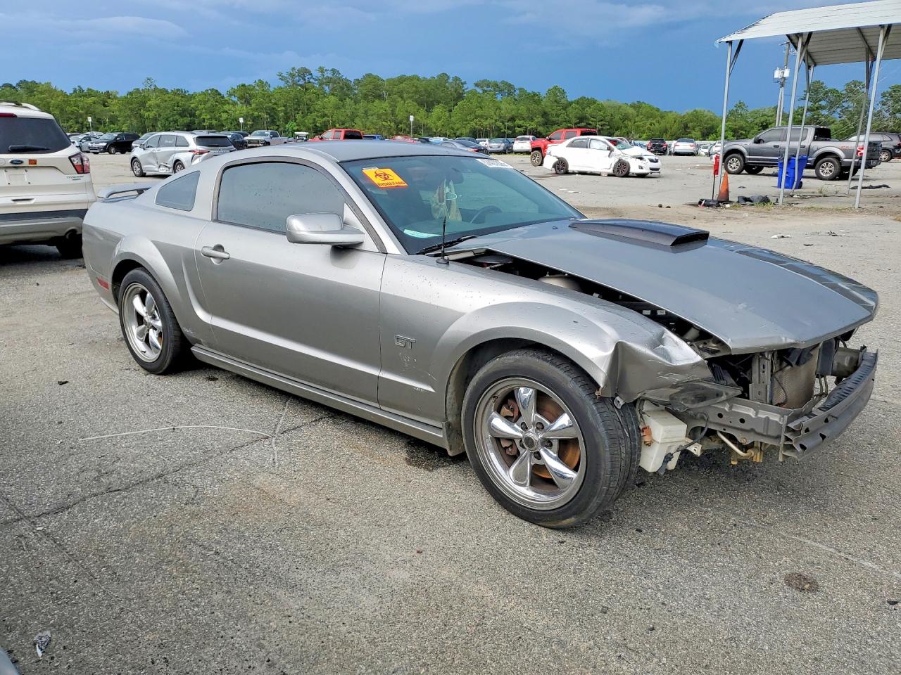 2008 Ford Mustang Gt Gray vin: 1ZVHT82H485102375