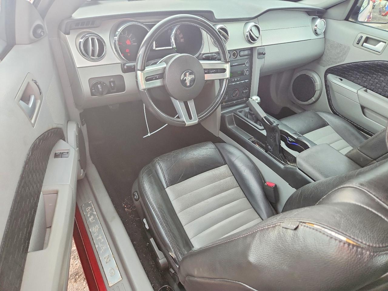 2008 Ford Mustang Gt Red vin: 1ZVHT82H485111318