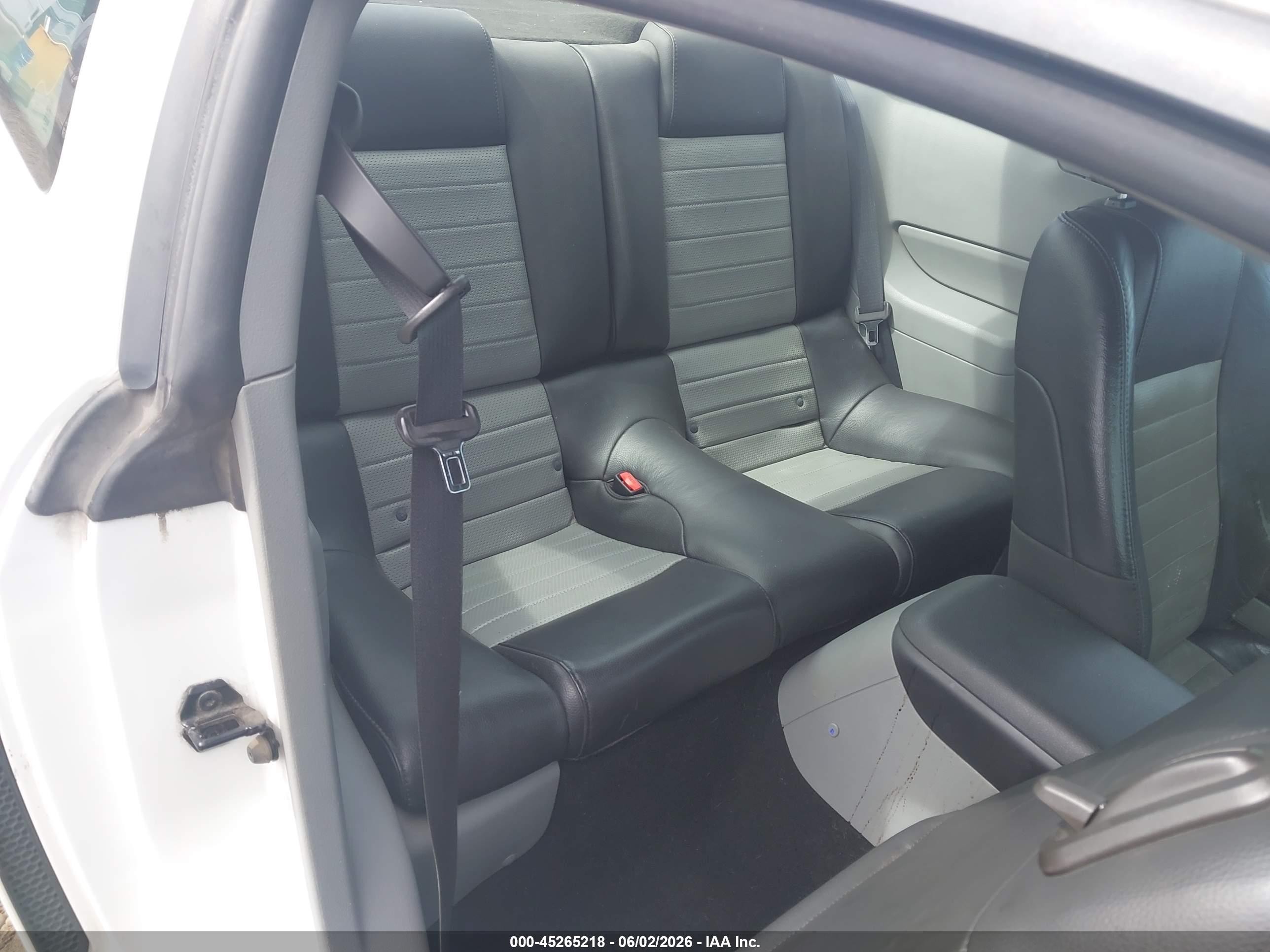 2008 Ford Mustang Gt Deluxe/gt Premium Белый vin: 1ZVHT82H485120780