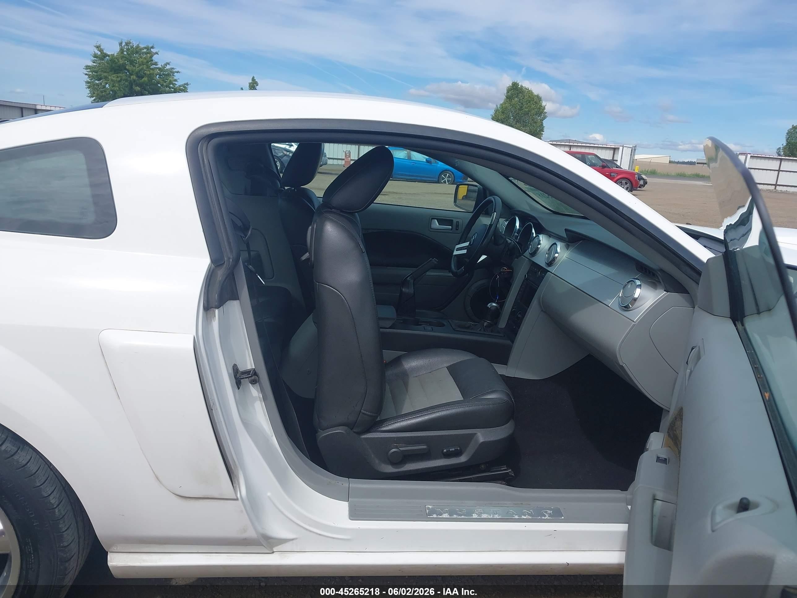 2008 Ford Mustang Gt Deluxe/gt Premium Белый vin: 1ZVHT82H485120780