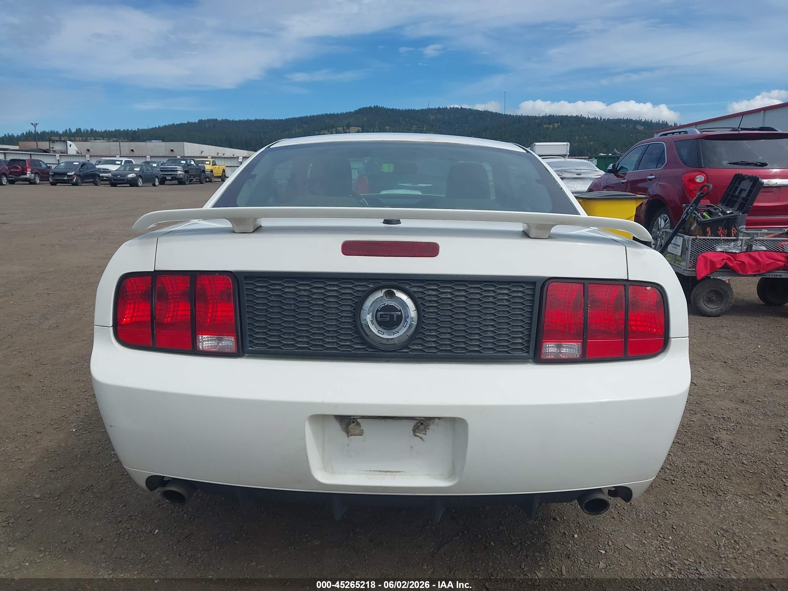 2008 Ford Mustang Gt Deluxe/gt Premium Белый vin: 1ZVHT82H485120780