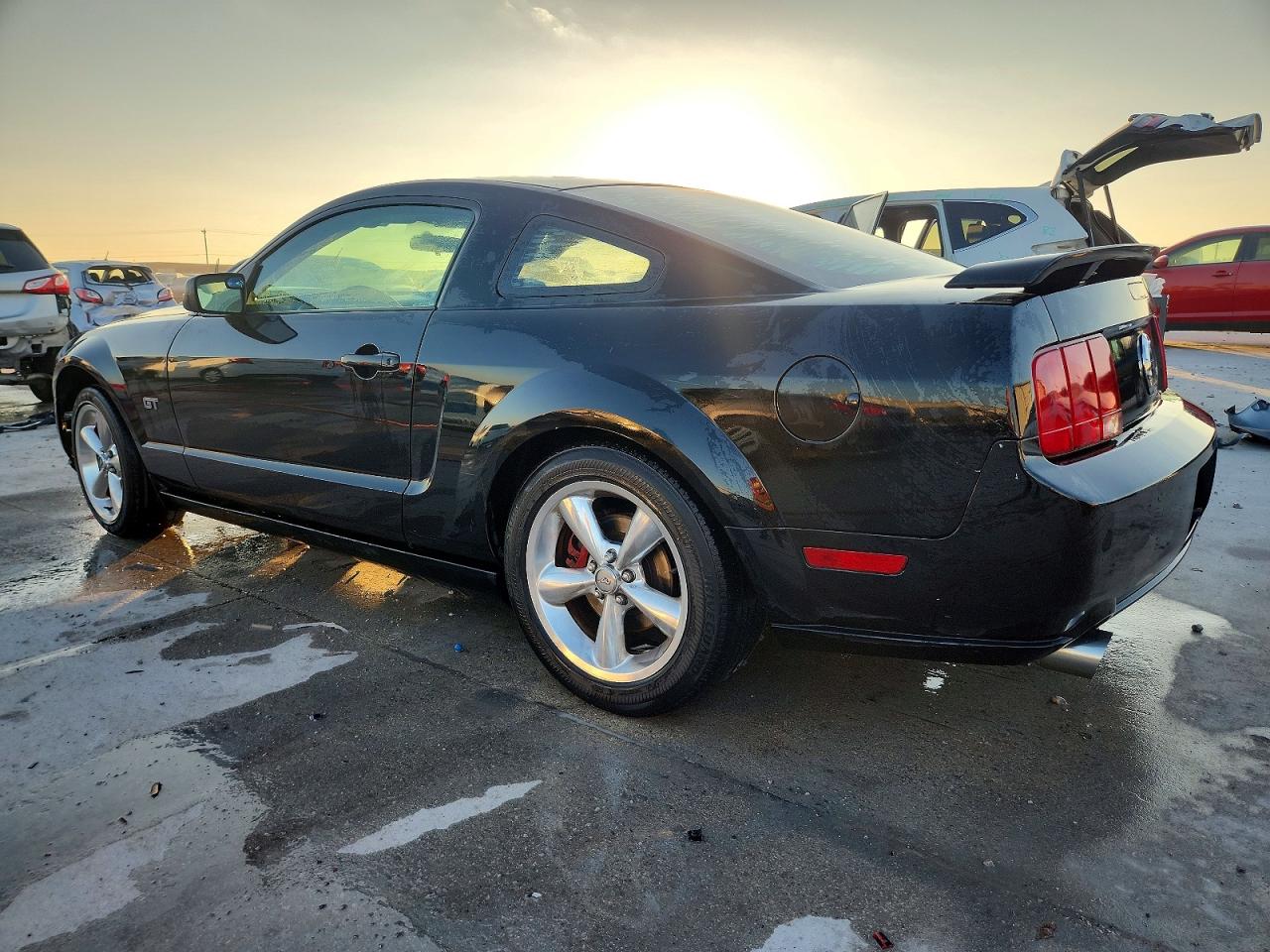 2008 Ford Mustang Gt Black vin: 1ZVHT82H485137918