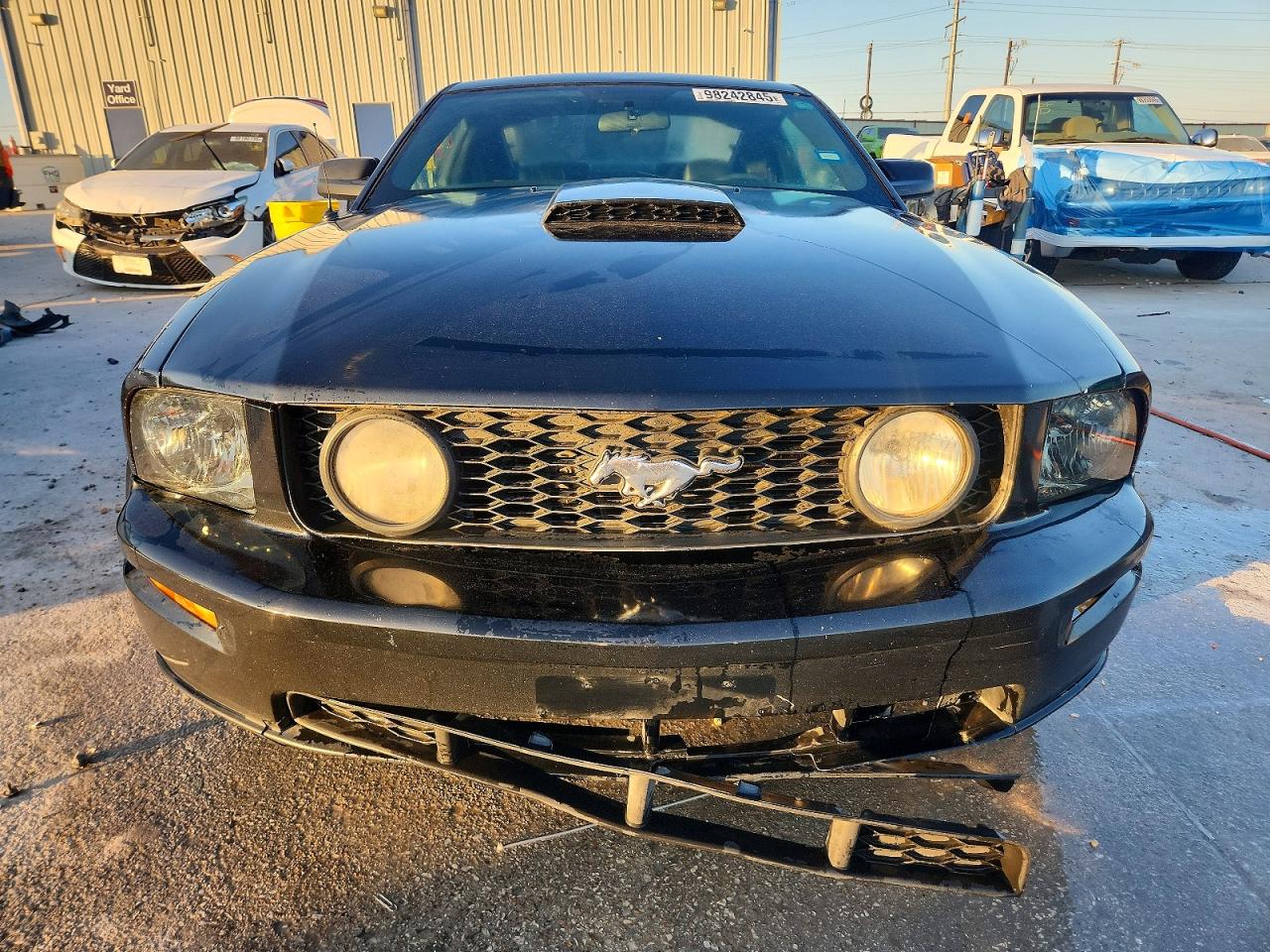 2008 Ford Mustang Gt Black vin: 1ZVHT82H485137918
