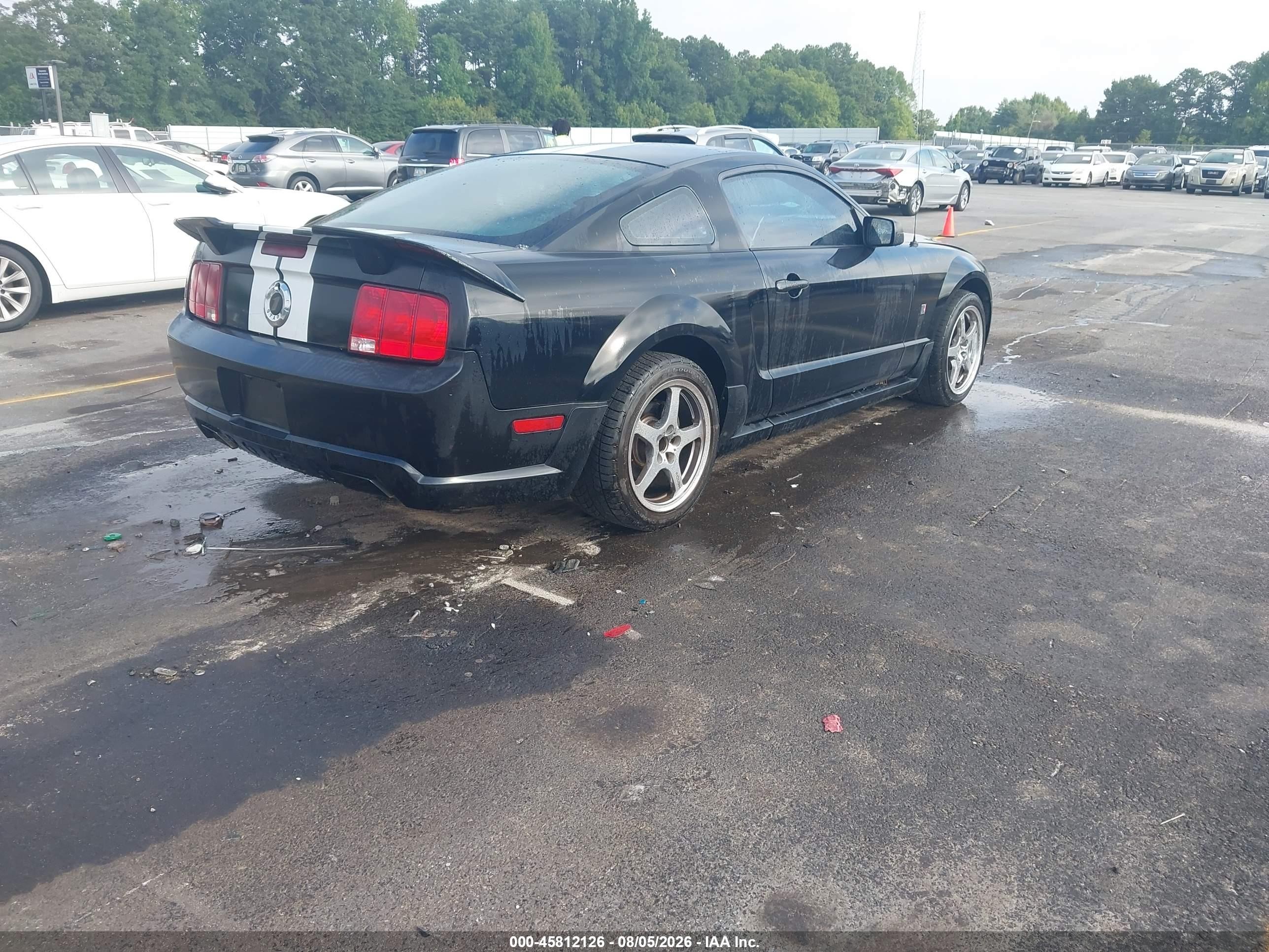 2008 Ford Mustang Gt Deluxe/gt Premium Black vin: 1ZVHT82H485144979