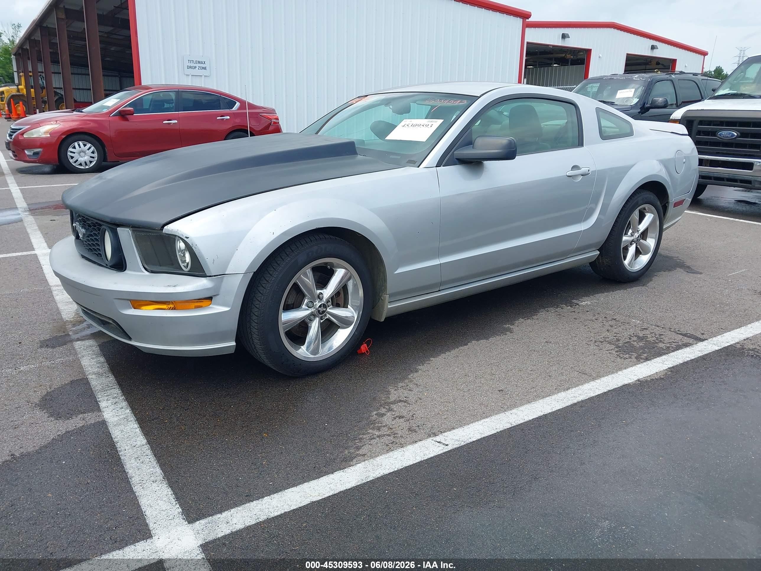2009 Ford Mustang Gt/gt Premium Gray vin: 1ZVHT82H495107044