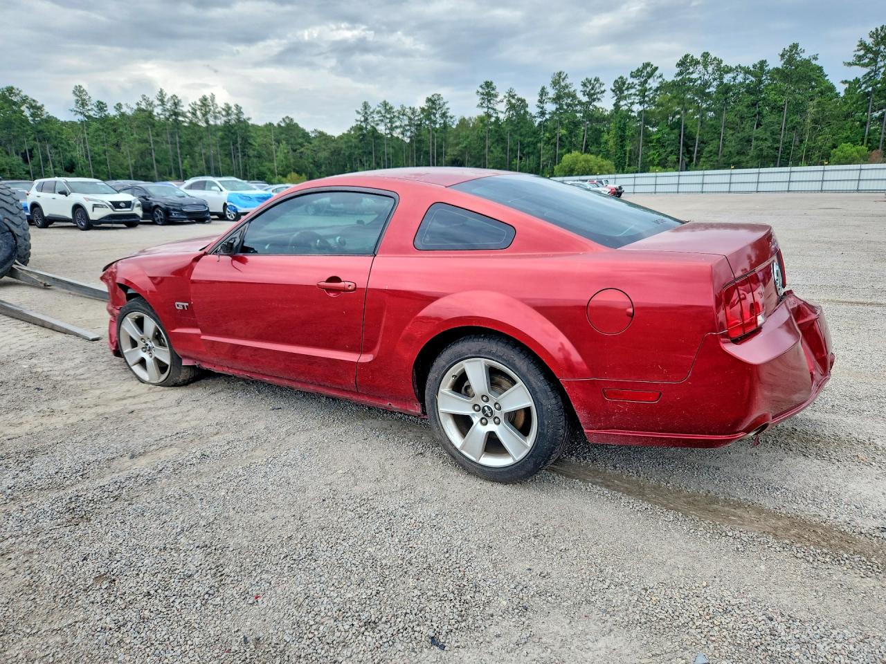 2005 Ford Mustang Gt Burgundy vin: 1ZVHT82H555119066