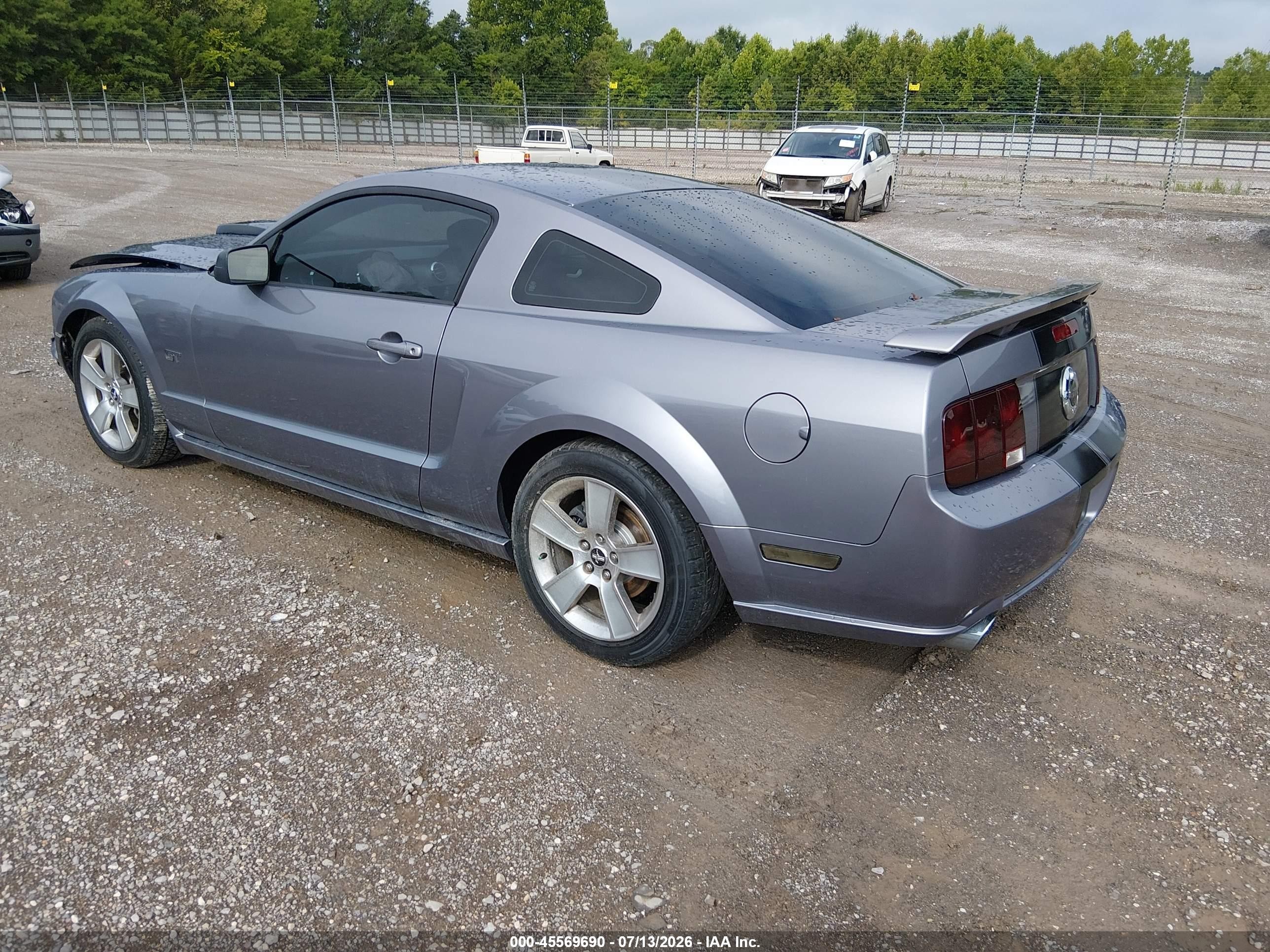 2006 Ford Mustang Gt Gray vin: 1ZVHT82H565137620