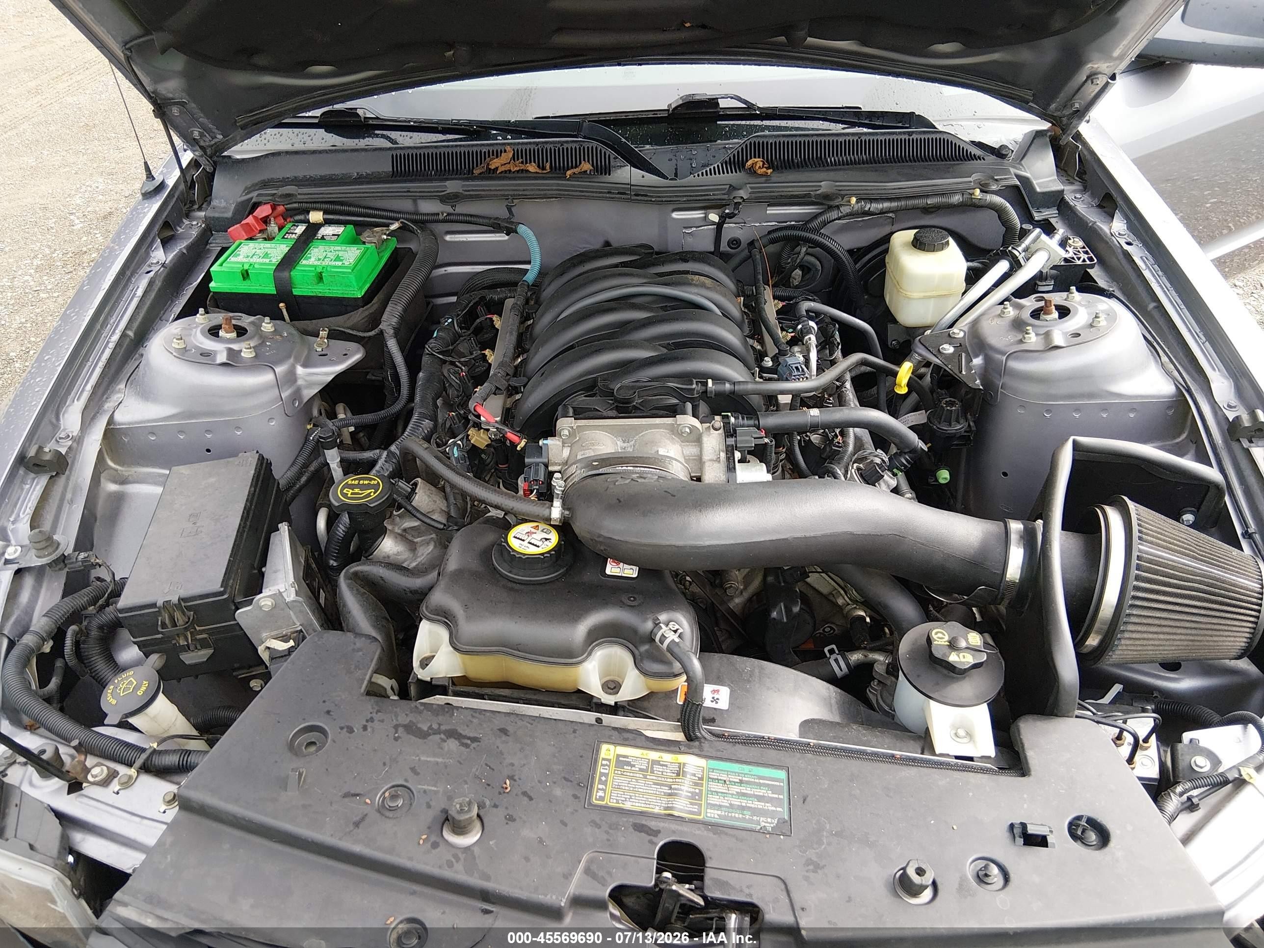 2006 Ford Mustang Gt Gray vin: 1ZVHT82H565137620