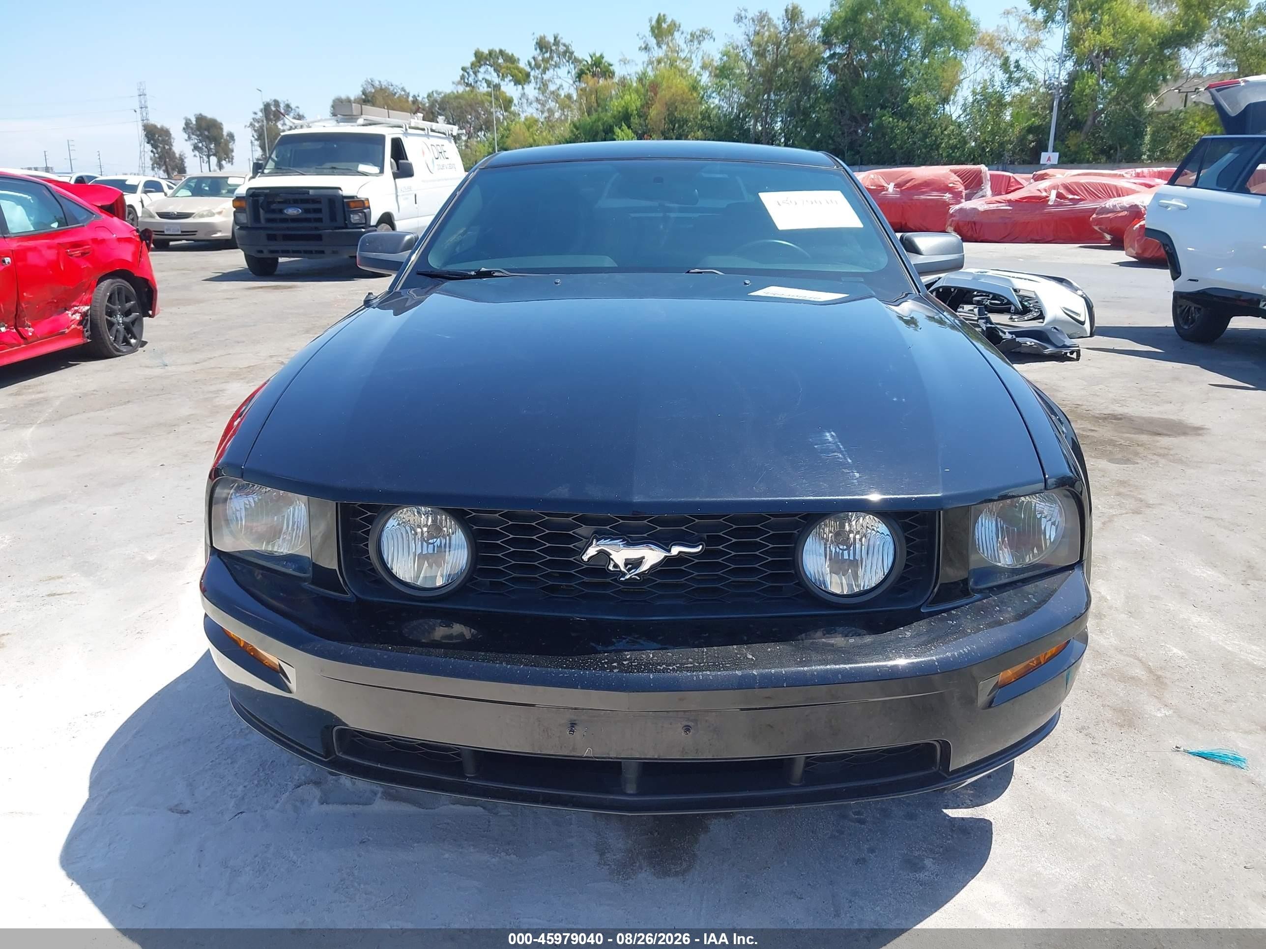 2006 Ford Mustang Gt Black vin: 1ZVHT82H565139982