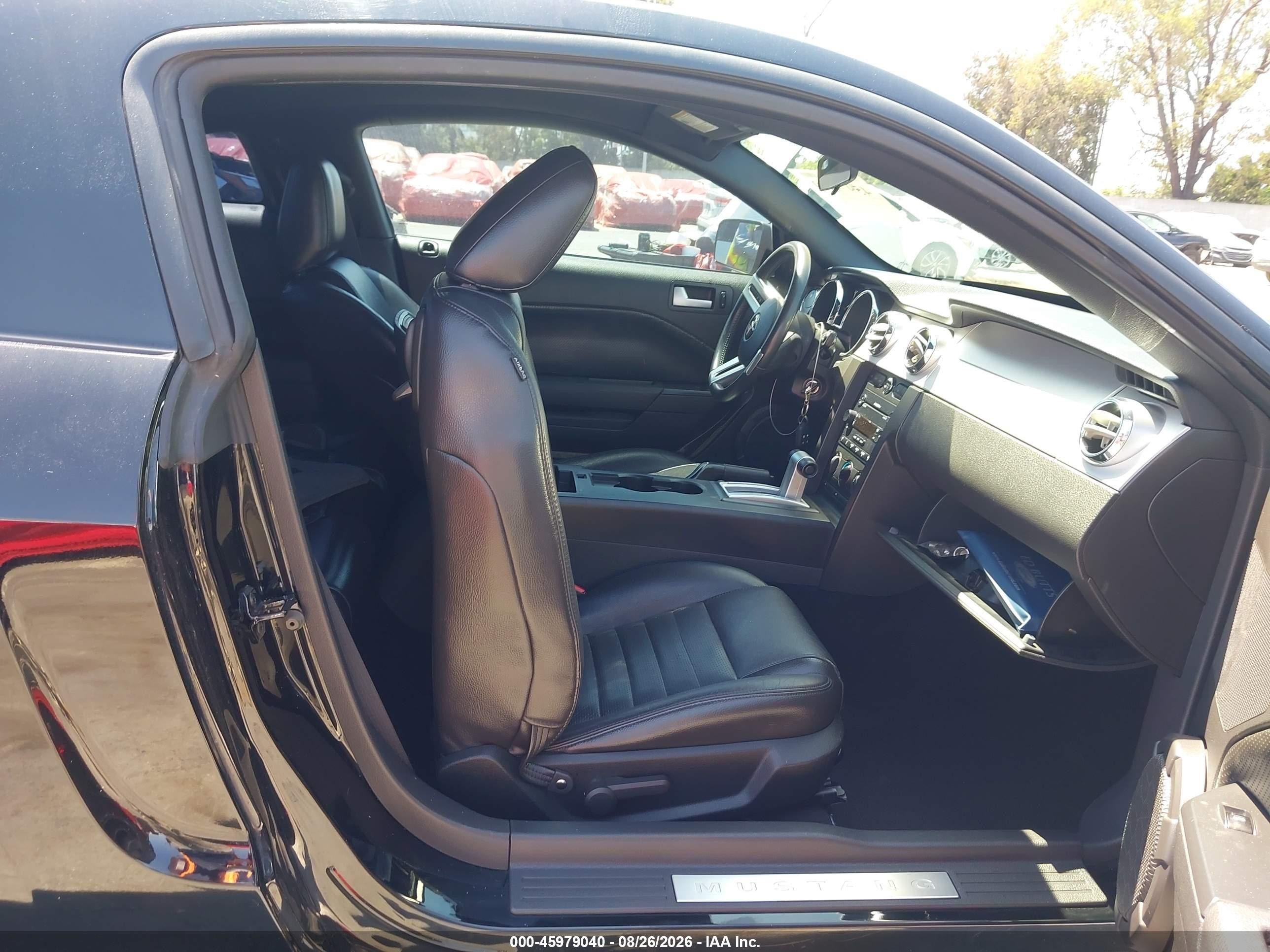 2006 Ford Mustang Gt Black vin: 1ZVHT82H565139982