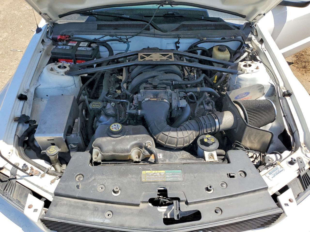 2007 Ford Mustang Gt Белый vin: 1ZVHT82H575302213