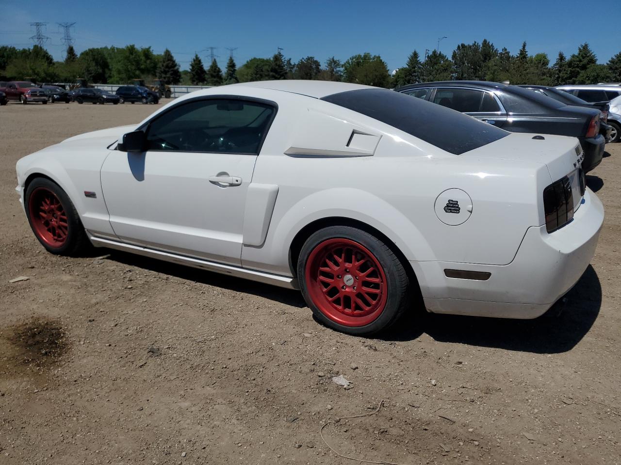 2007 Ford Mustang Gt Белый vin: 1ZVHT82H575302213 Damage: Left Rocker Panel, Multiple Scratches Light, 4