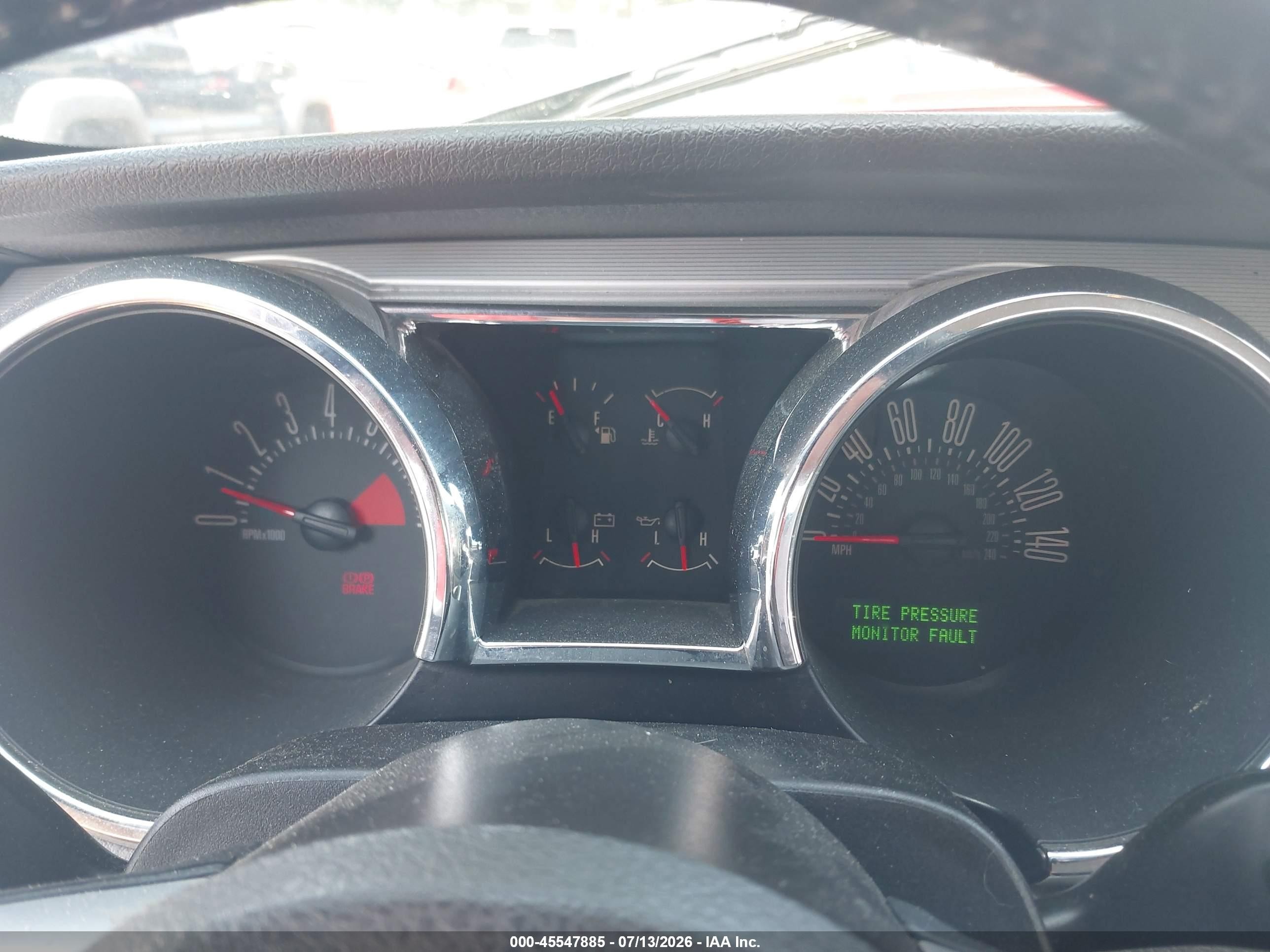 2008 Ford Mustang Gt Deluxe/gt Premium Red vin: 1ZVHT82H585125549