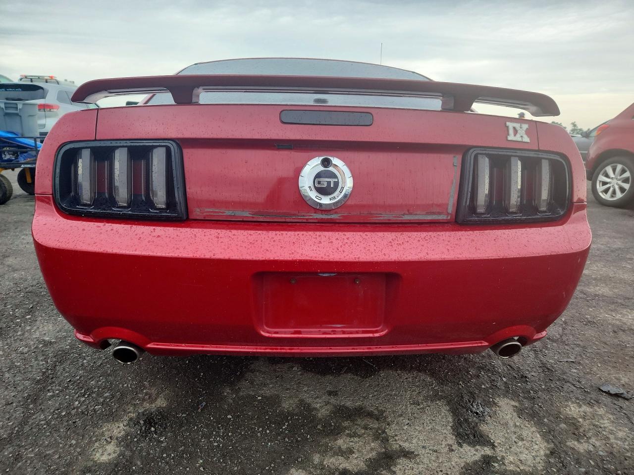 2008 Ford Mustang Gt Red vin: 1ZVHT82H585148104