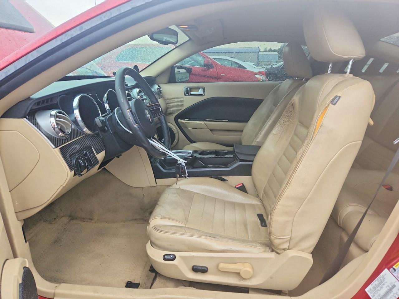 2008 Ford Mustang Gt Red vin: 1ZVHT82H585148104