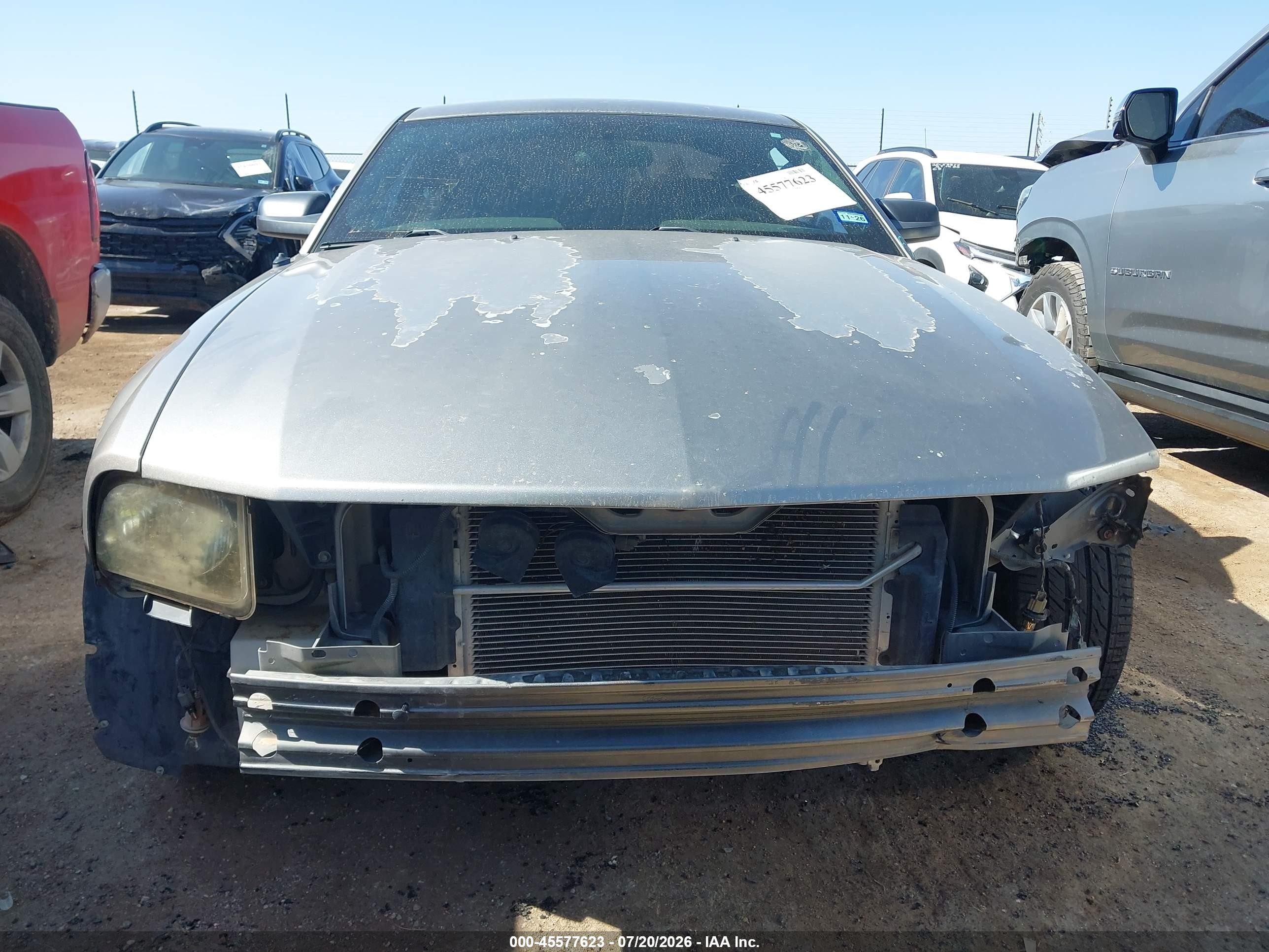 2008 Ford Mustang Gt Deluxe/gt Premium Gray vin: 1ZVHT82H585163072