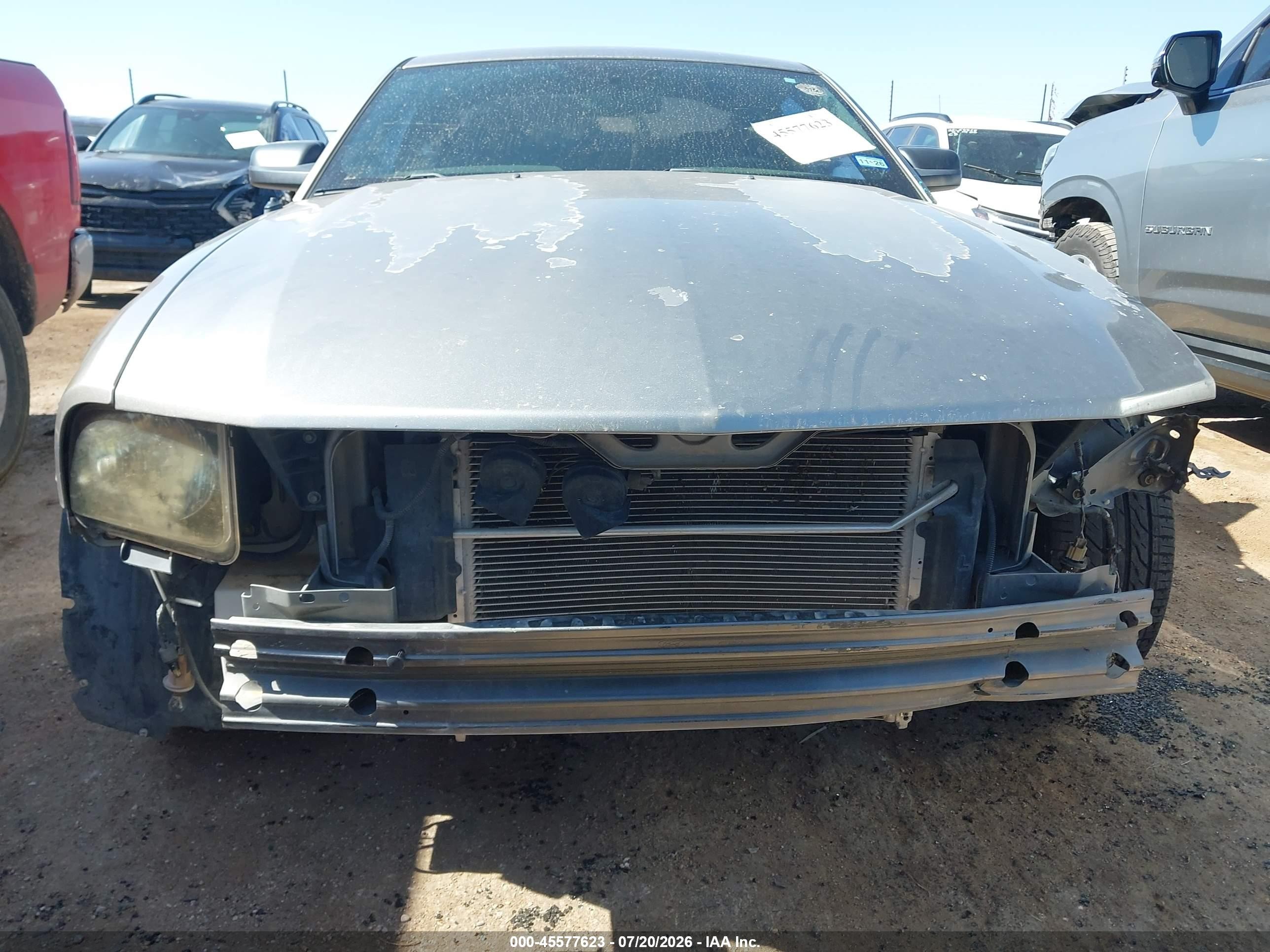 2008 Ford Mustang Gt Deluxe/gt Premium Gray vin: 1ZVHT82H585163072