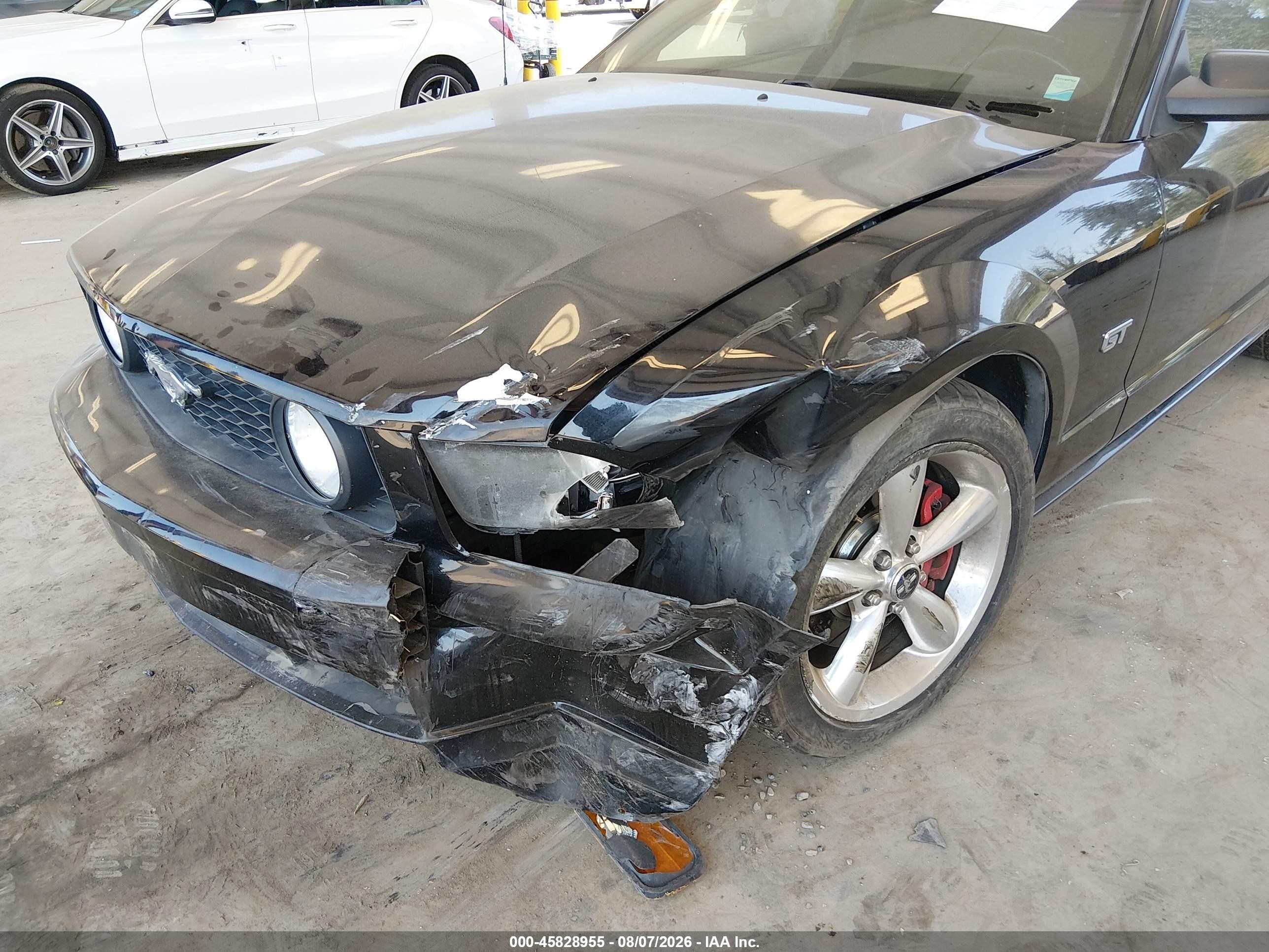 2008 Ford Mustang Gt Deluxe/gt Premium Black vin: 1ZVHT82H585165968