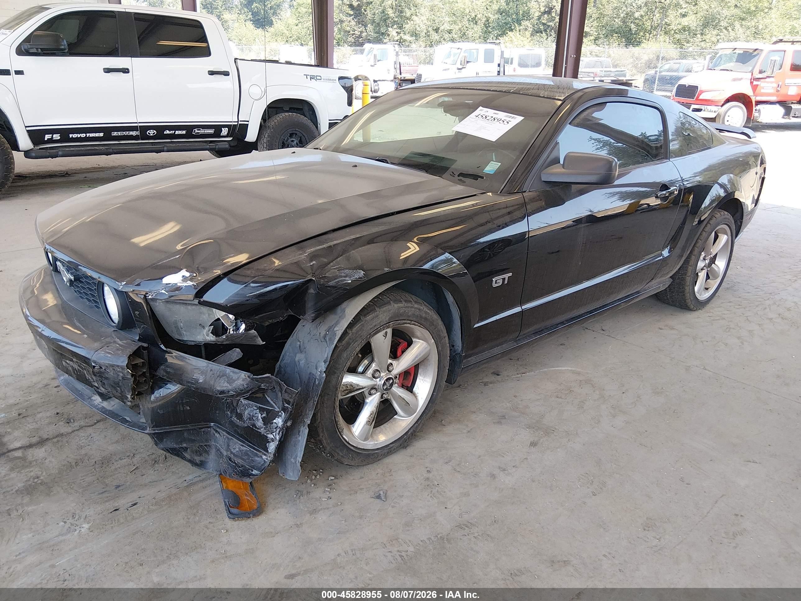 2008 Ford Mustang Gt Deluxe/gt Premium Black vin: 1ZVHT82H585165968