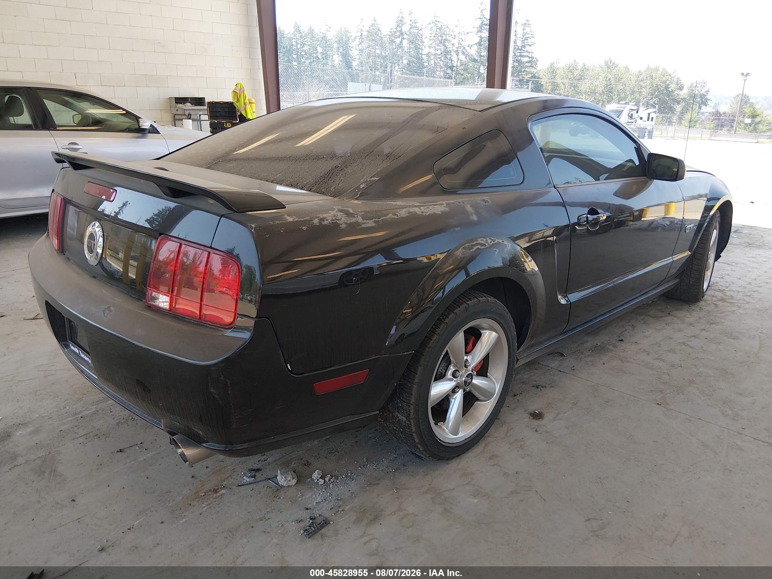2008 Ford Mustang Gt Deluxe/gt Premium Black vin: 1ZVHT82H585165968