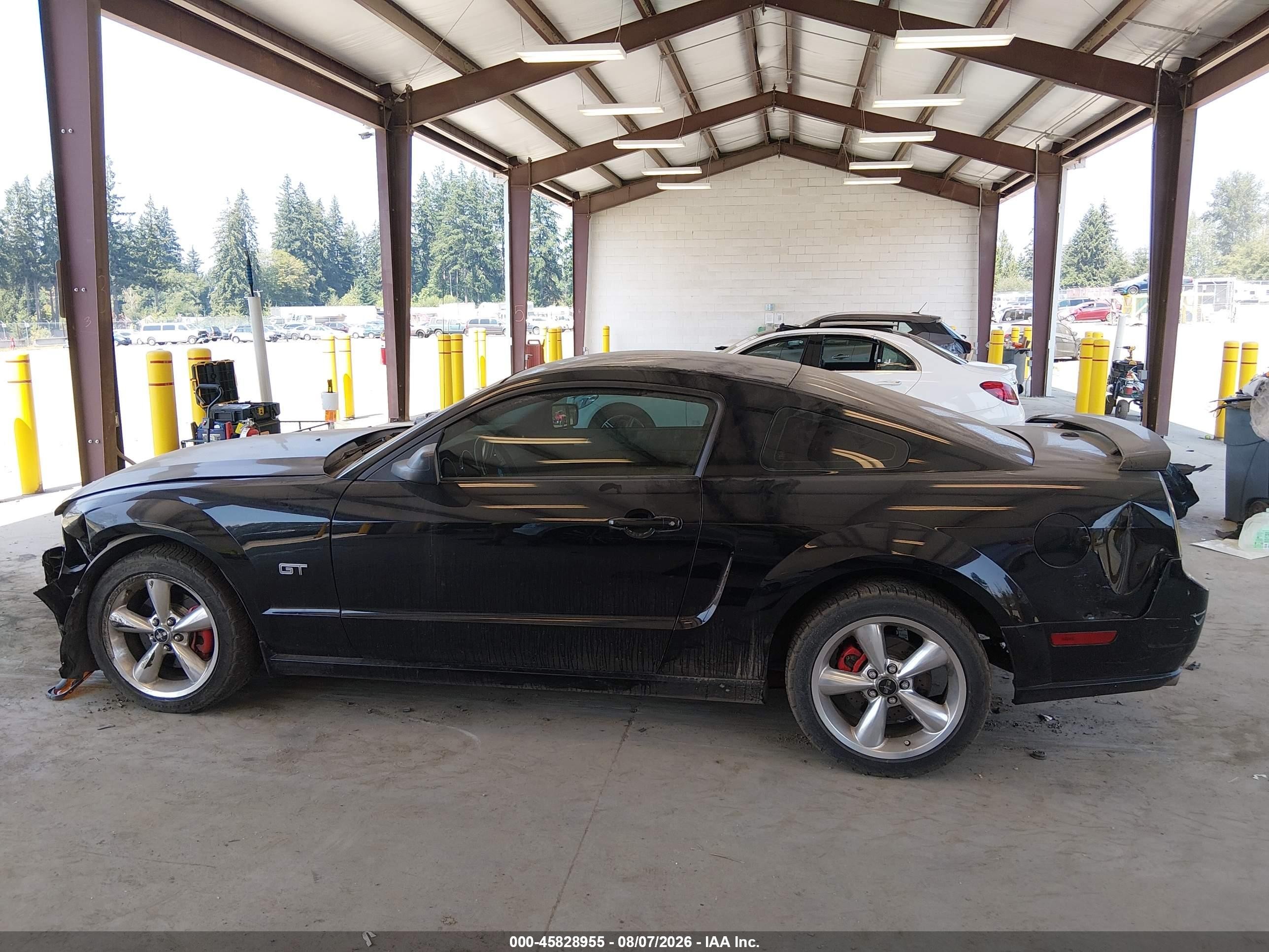 2008 Ford Mustang Gt Deluxe/gt Premium Black vin: 1ZVHT82H585165968