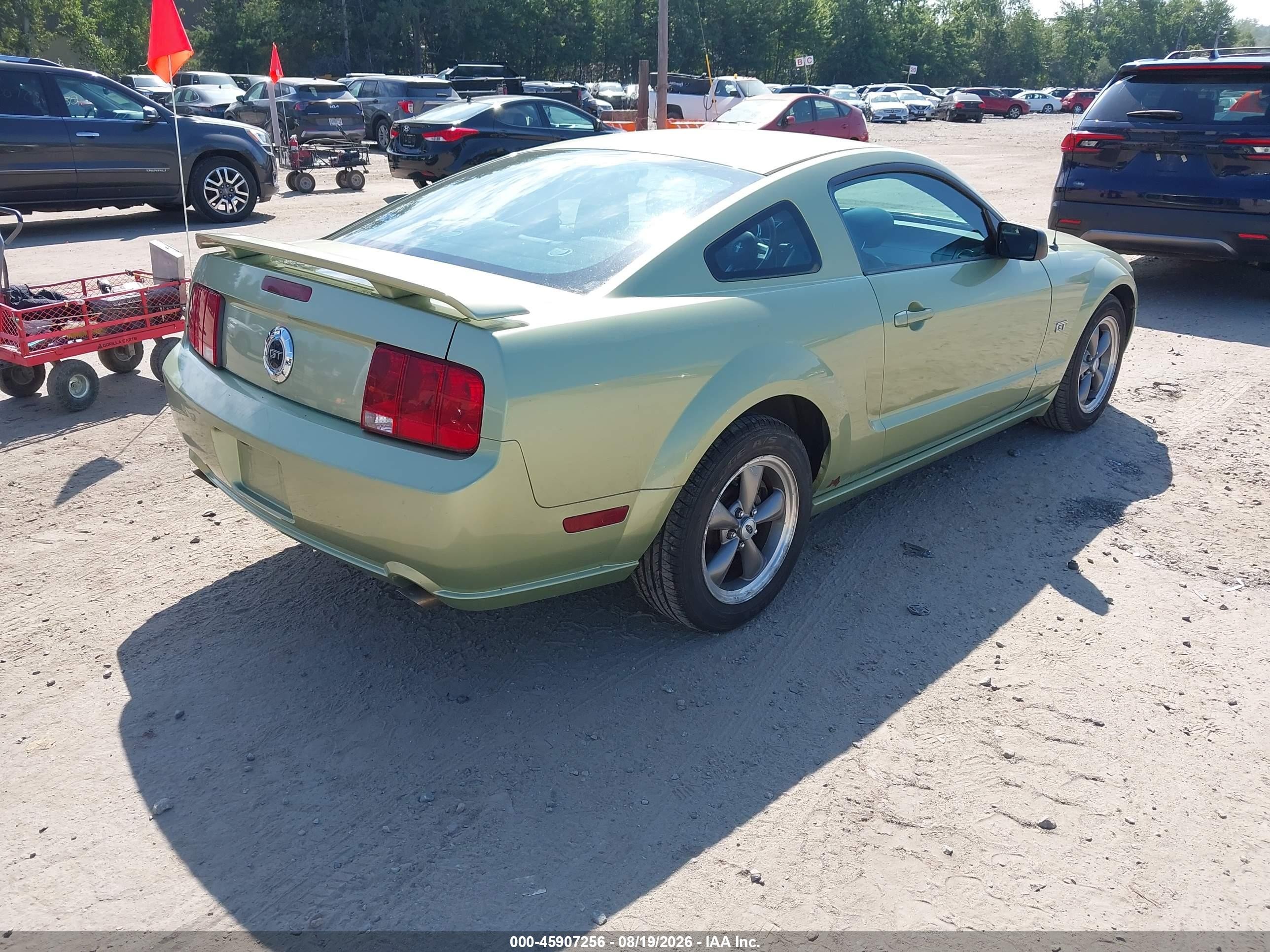 2005 Ford Mustang Gt Deluxe/gt Premium Green vin: 1ZVHT82H655132215