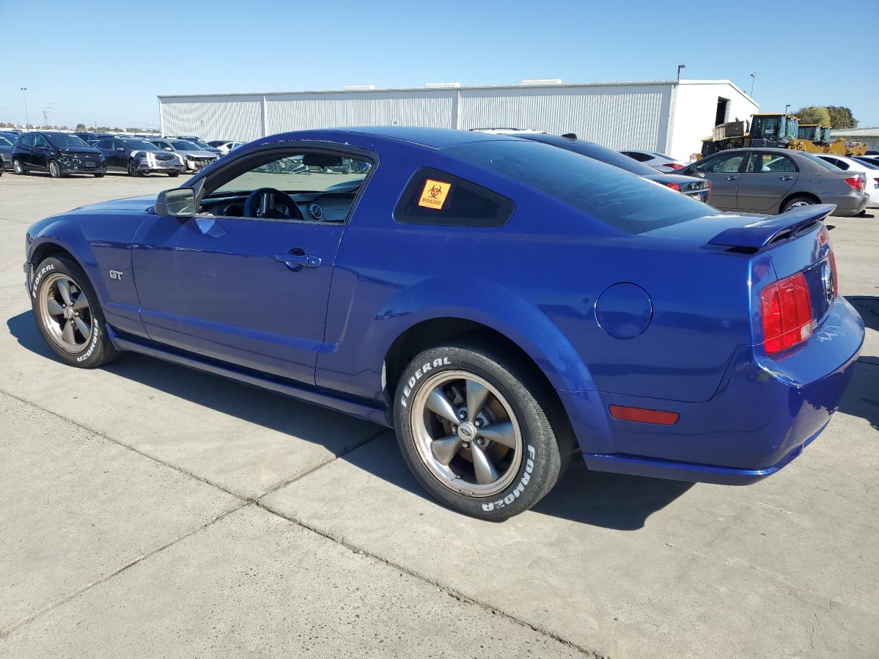 2005 Ford Mustang Gt Blue vin: 1ZVHT82H655218365