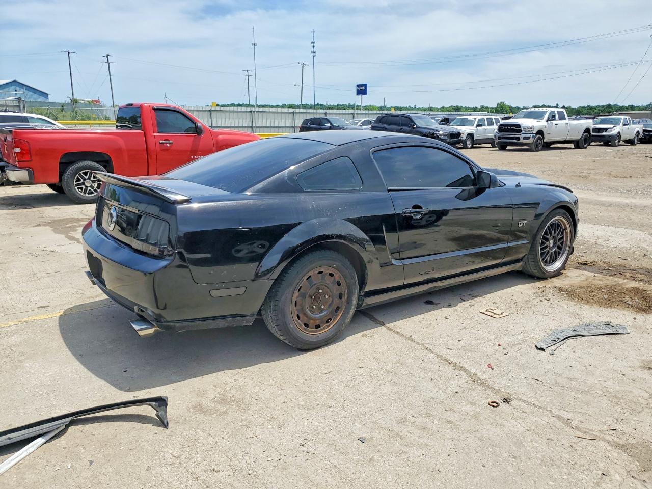 2005 Ford Mustang Gt Black vin: 1ZVHT82H655221900