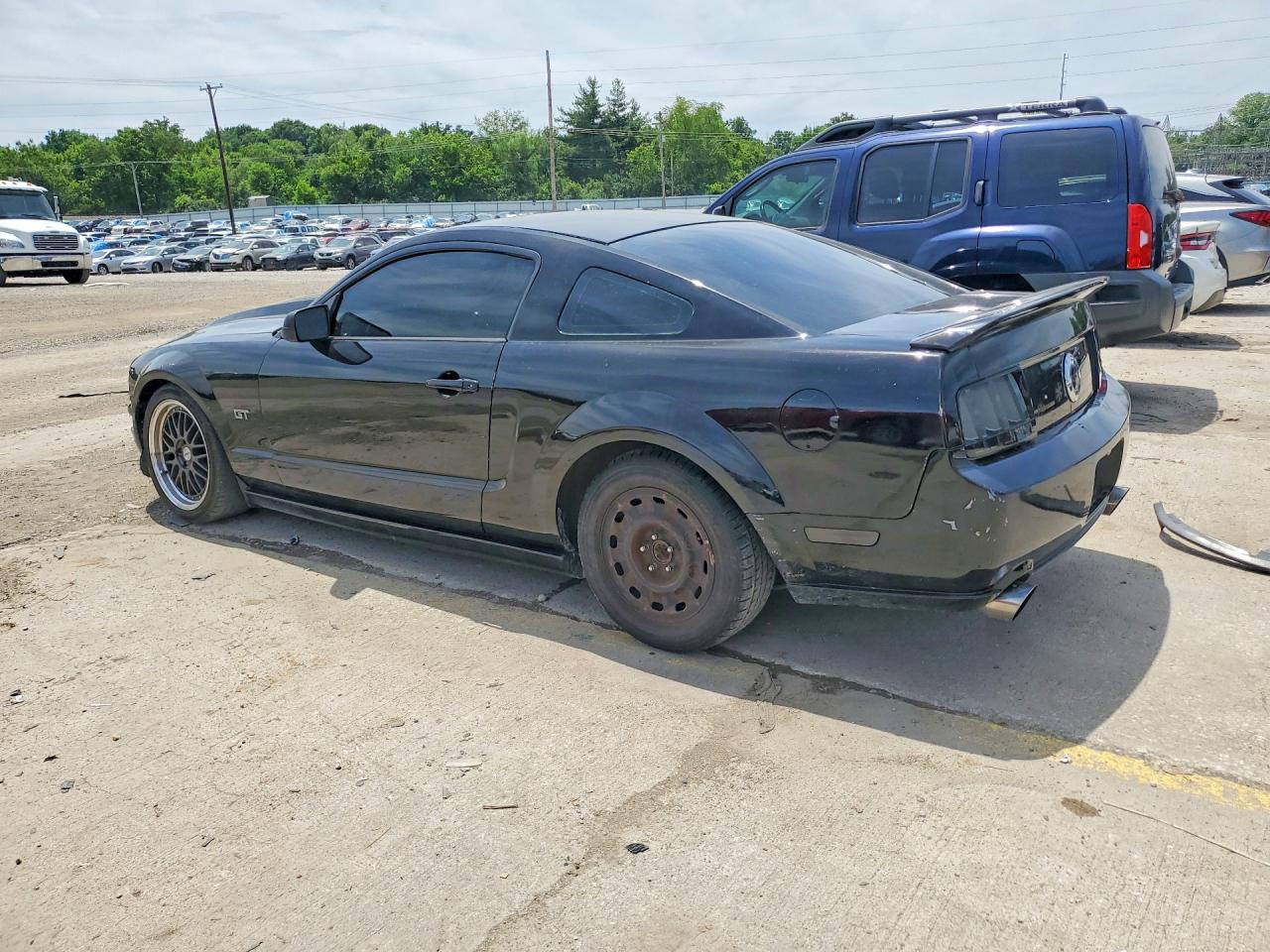 2005 Ford Mustang Gt Black vin: 1ZVHT82H655221900